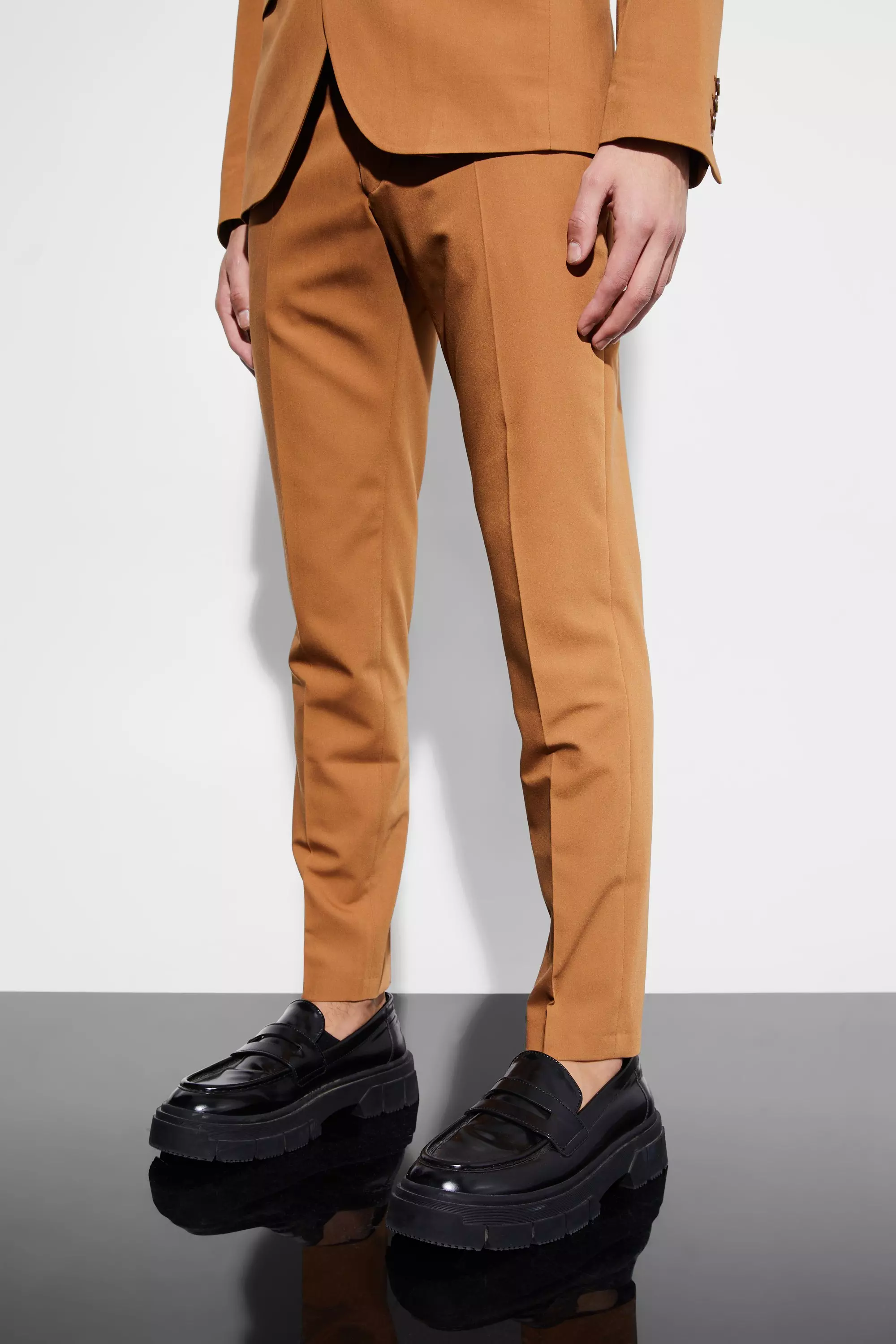 Super Skinny Suit Pants Mustard