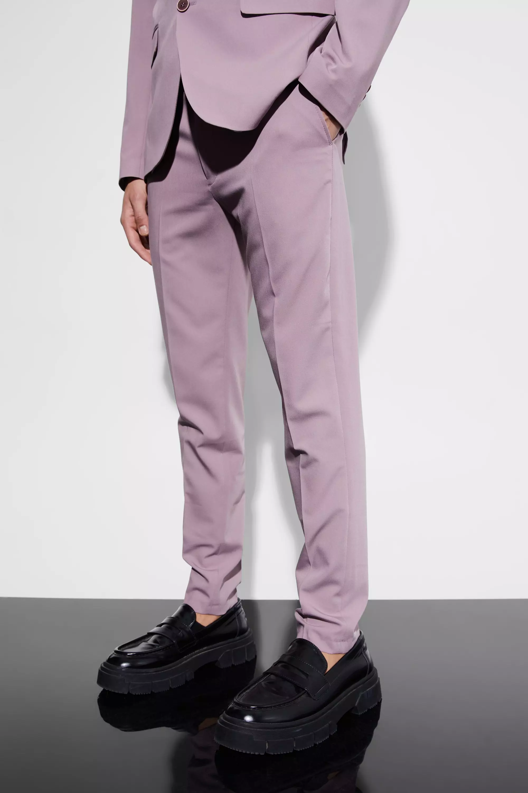 Super Skinny Suit Pants Mauve