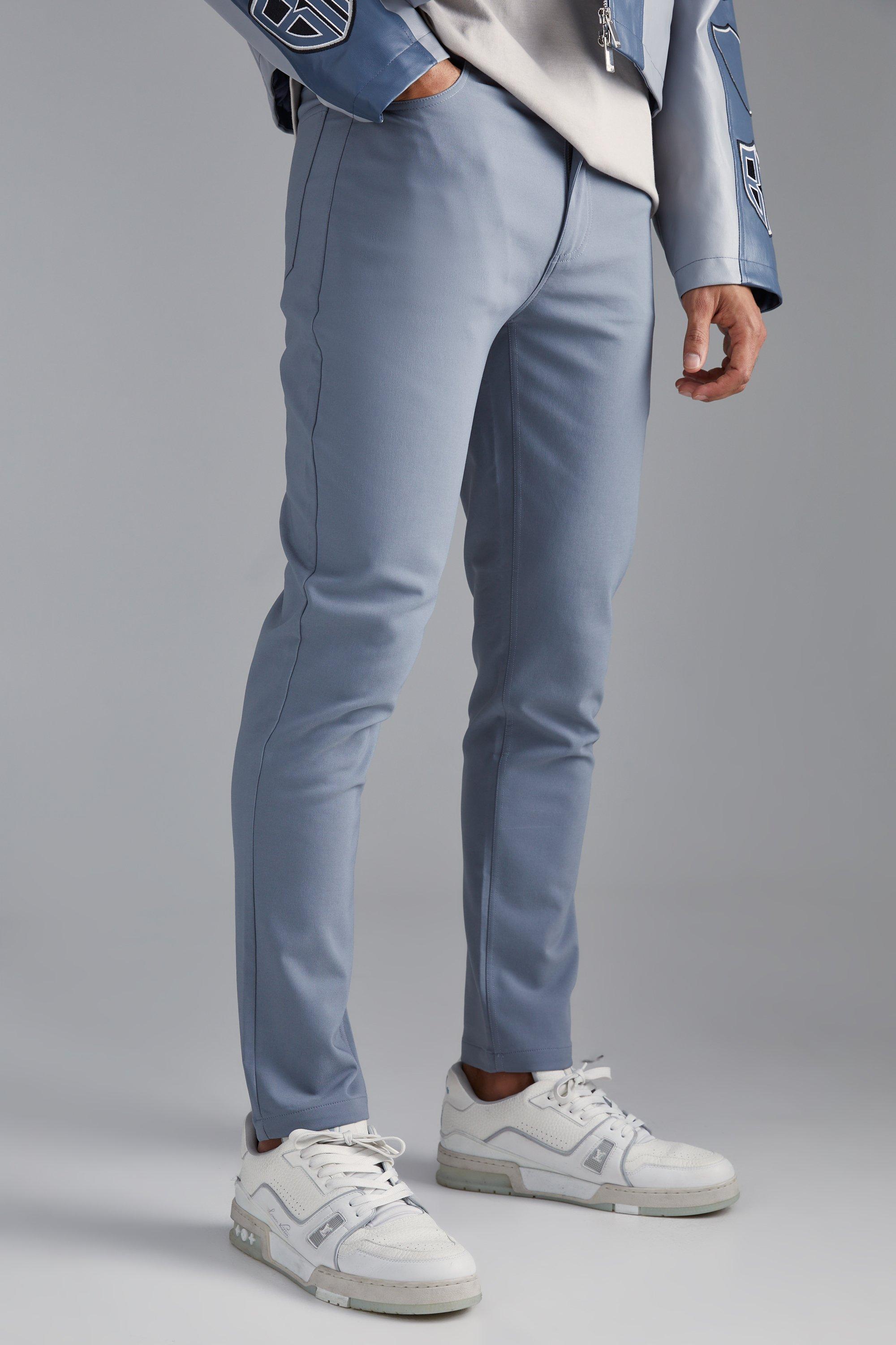 Men's Slim Fit Formal Trousers, Formal Pants for Men, Regular Fit, Lightweight