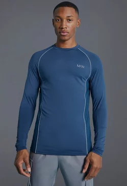 Blue Man Active Muscle Fit Long Sleeved Top