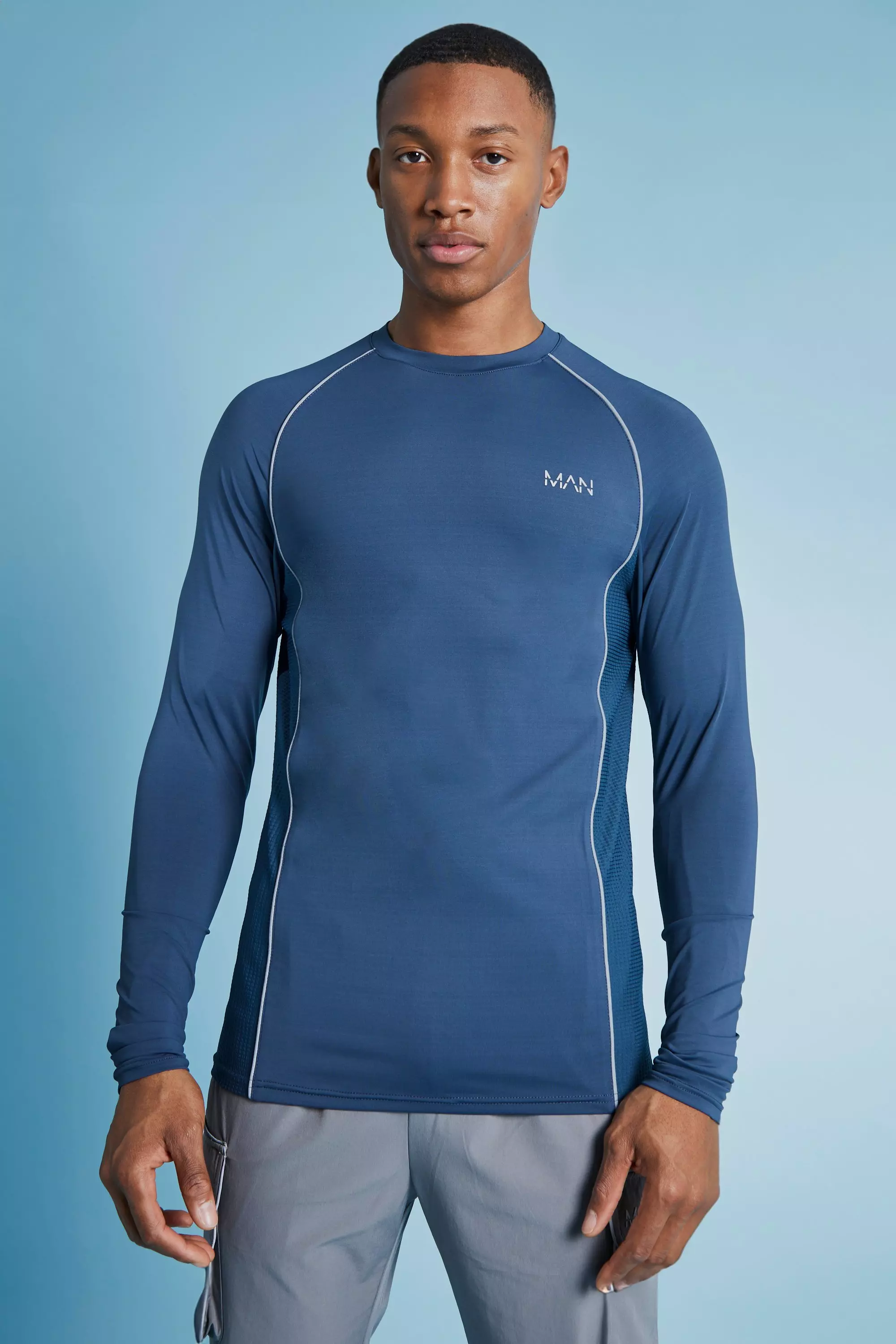 Blue Man Active Muscle Fit Long Sleeved Top