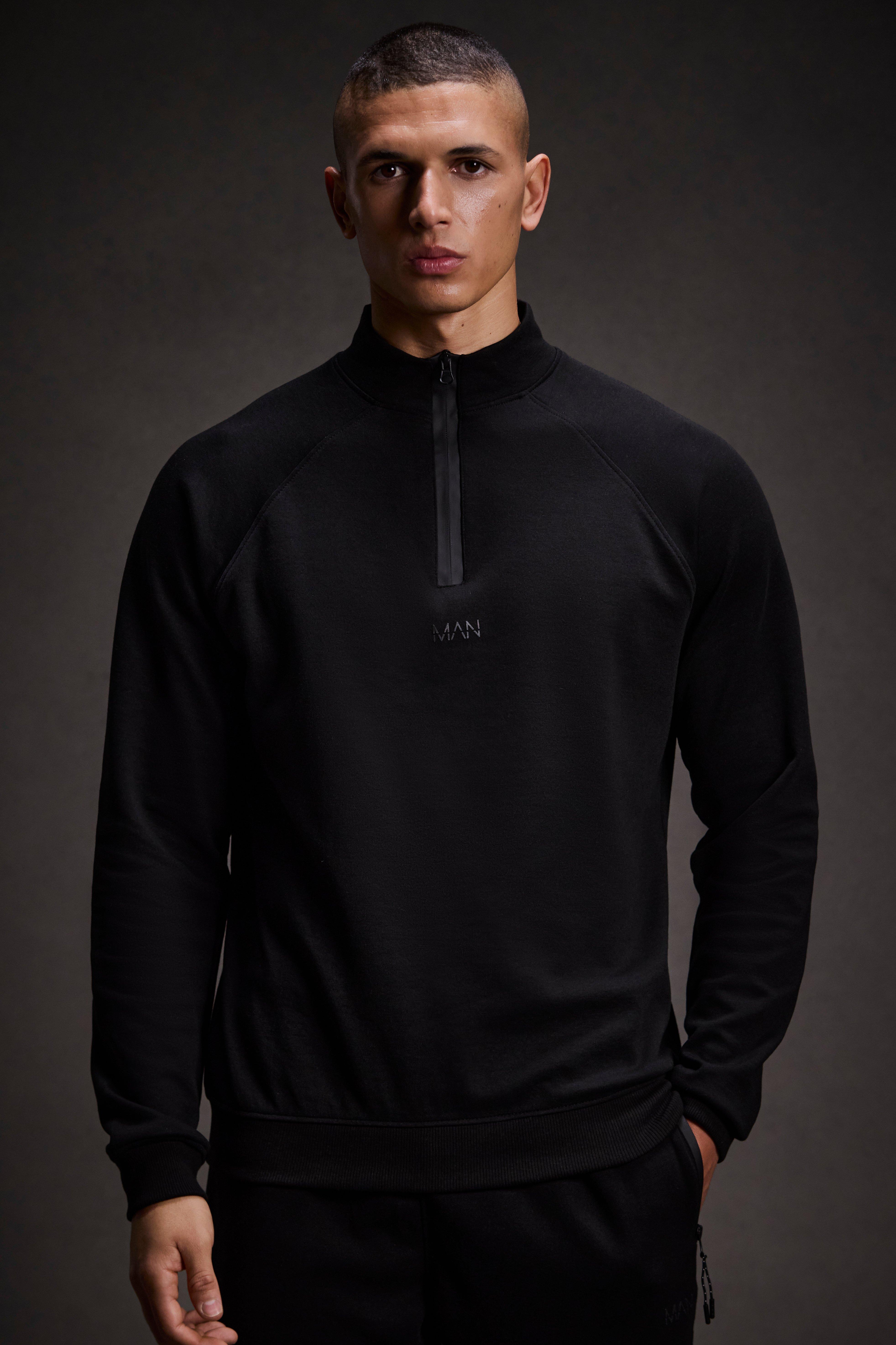 Boohooman half zip online jumper