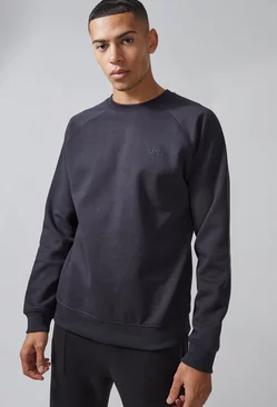 Black Man Active Tech Sweatshirt