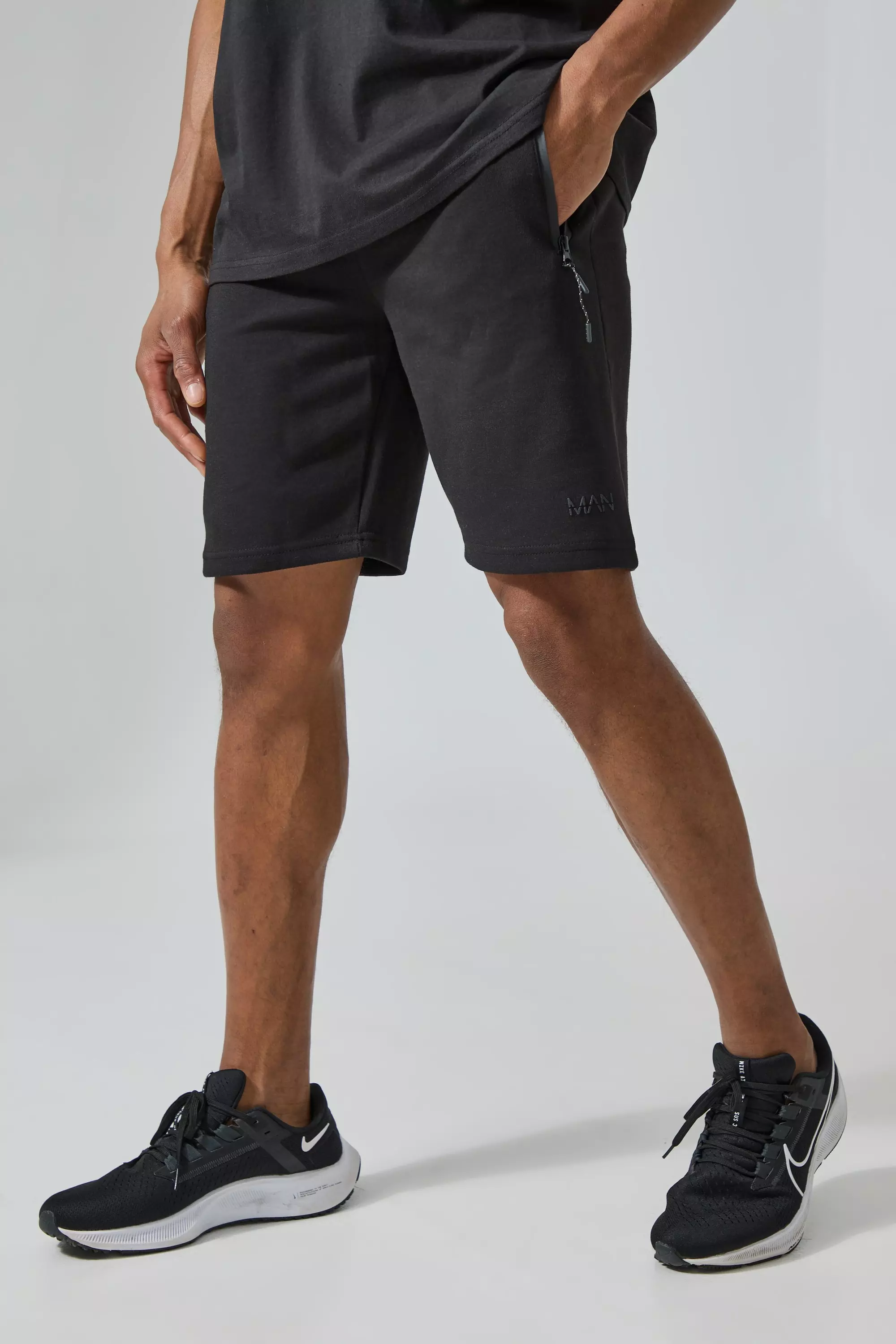 Man Active Tech Shorts Black