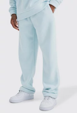 Blue Relaxed Bonded Microfleece Jogger
