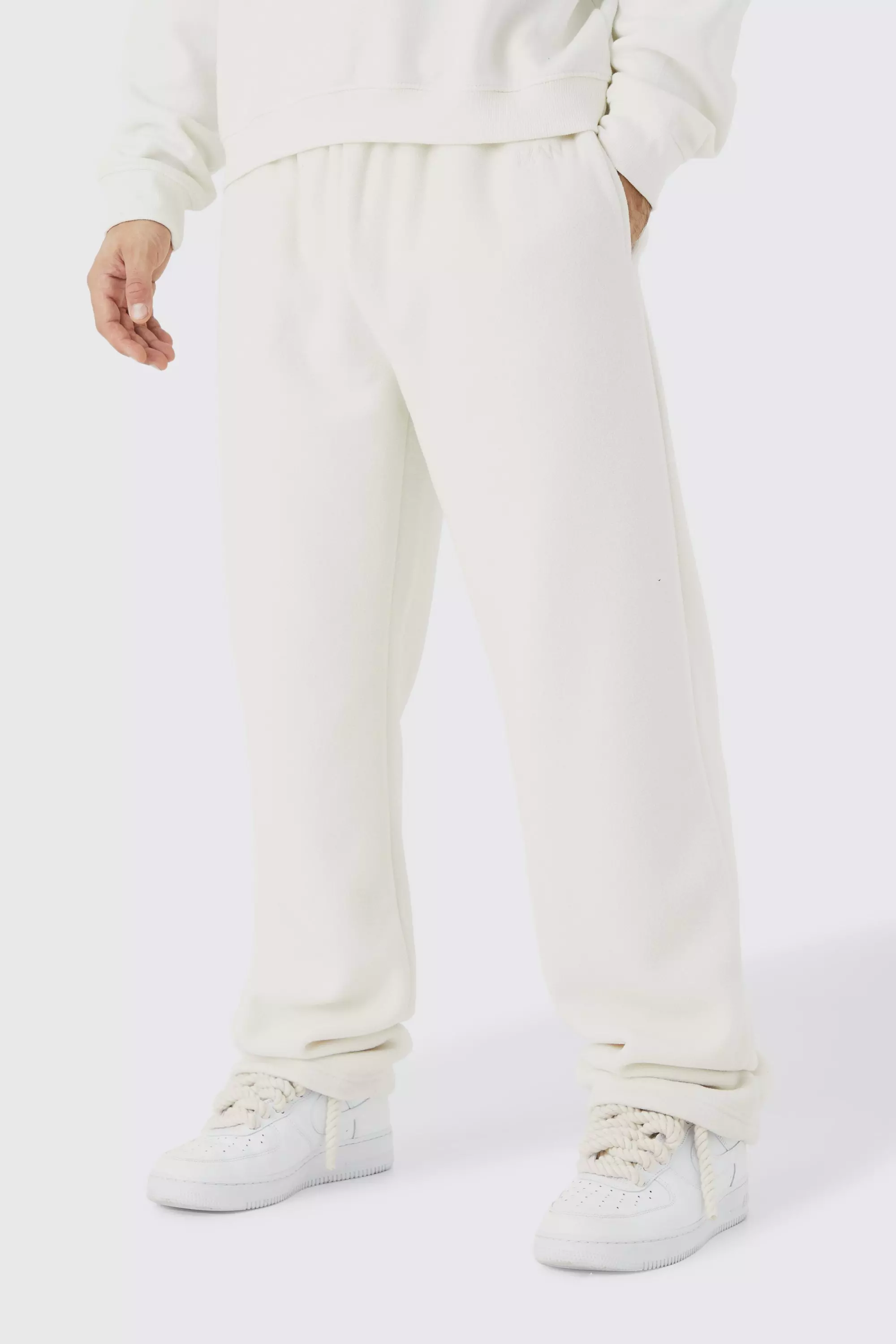 Buy online White Cotton Joggers from Bottom Wear for Men by Ivoc for ₹929  at 54% off