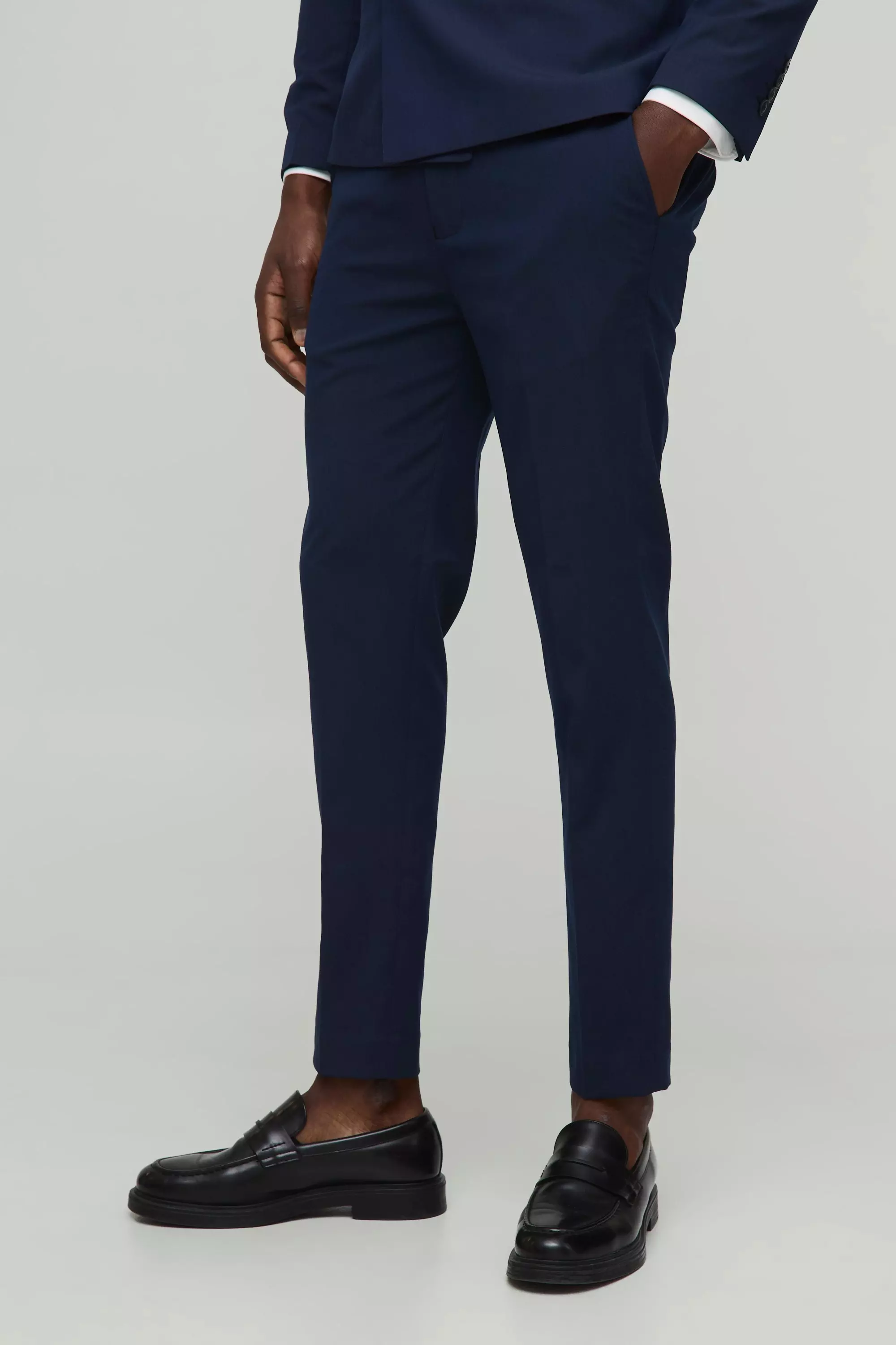 Navy Super Skinny Suit Trousers alternative image