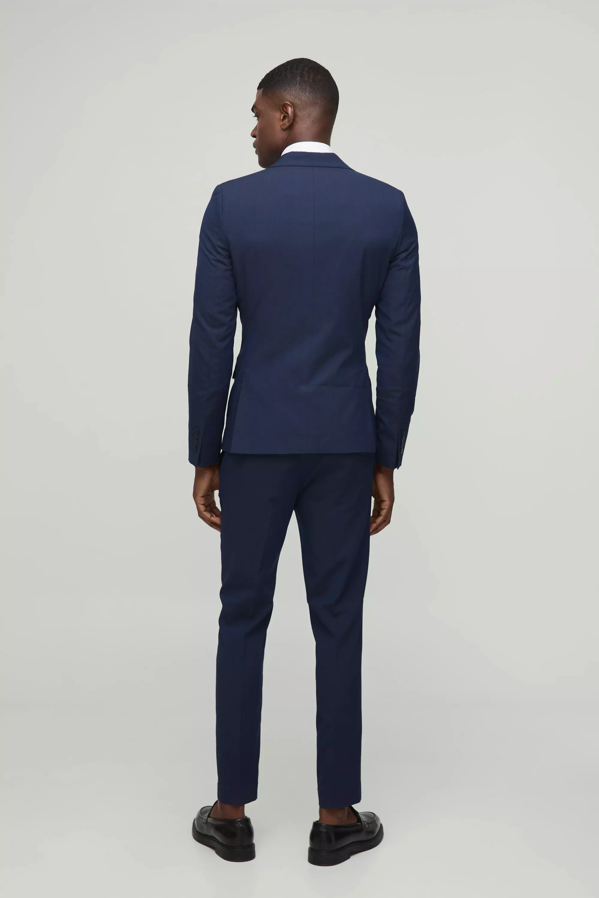 Navy Super Skinny Suit Trousers alternative image