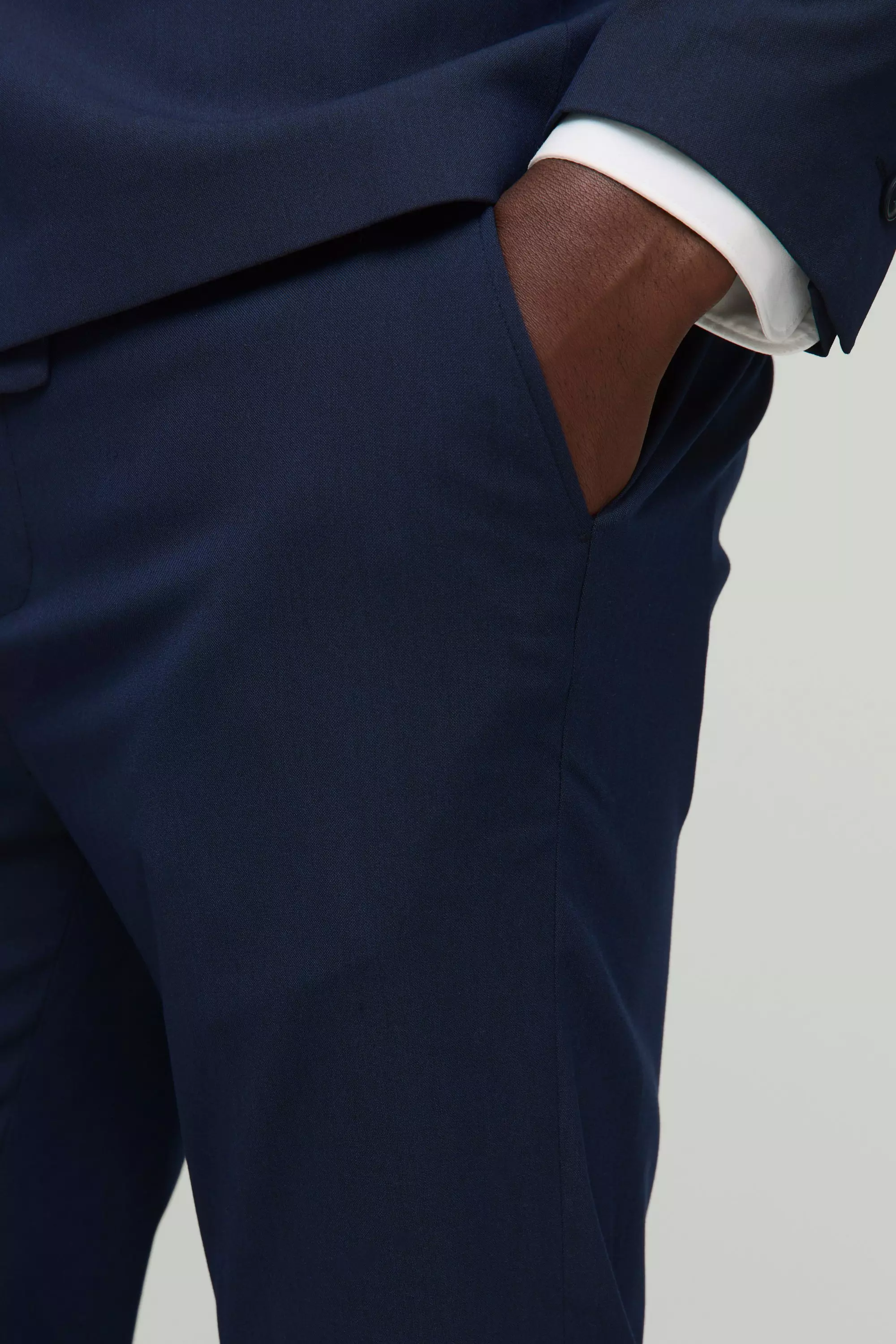 Navy Super Skinny Suit Trousers alternative image