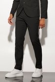 Black Slim Suit Trousers