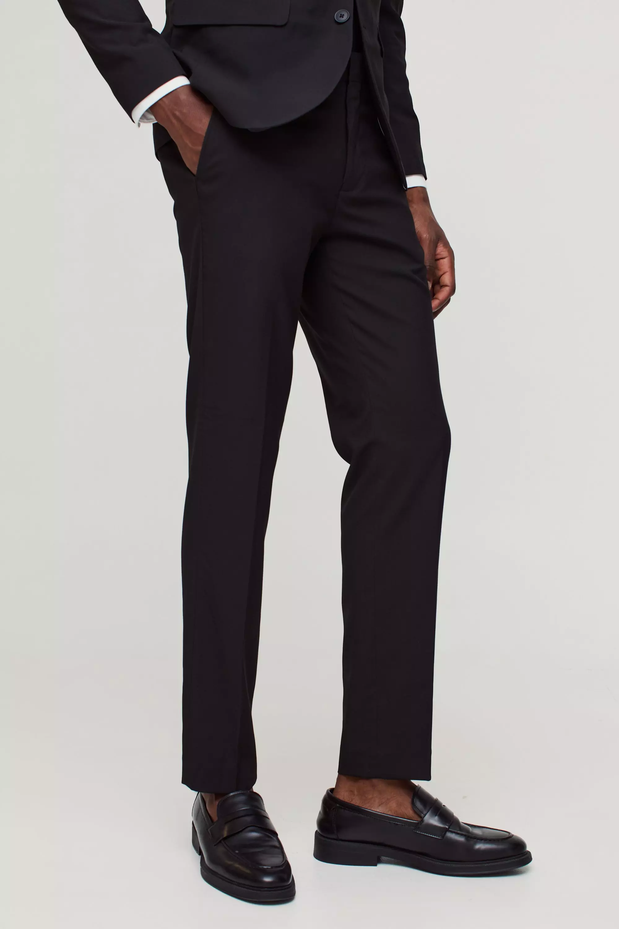Black Skinny Waistcoat alternative image