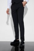 Black Skinny Suit Trousers