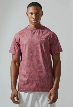 Red Man Active Core Fit Camo T-shirt