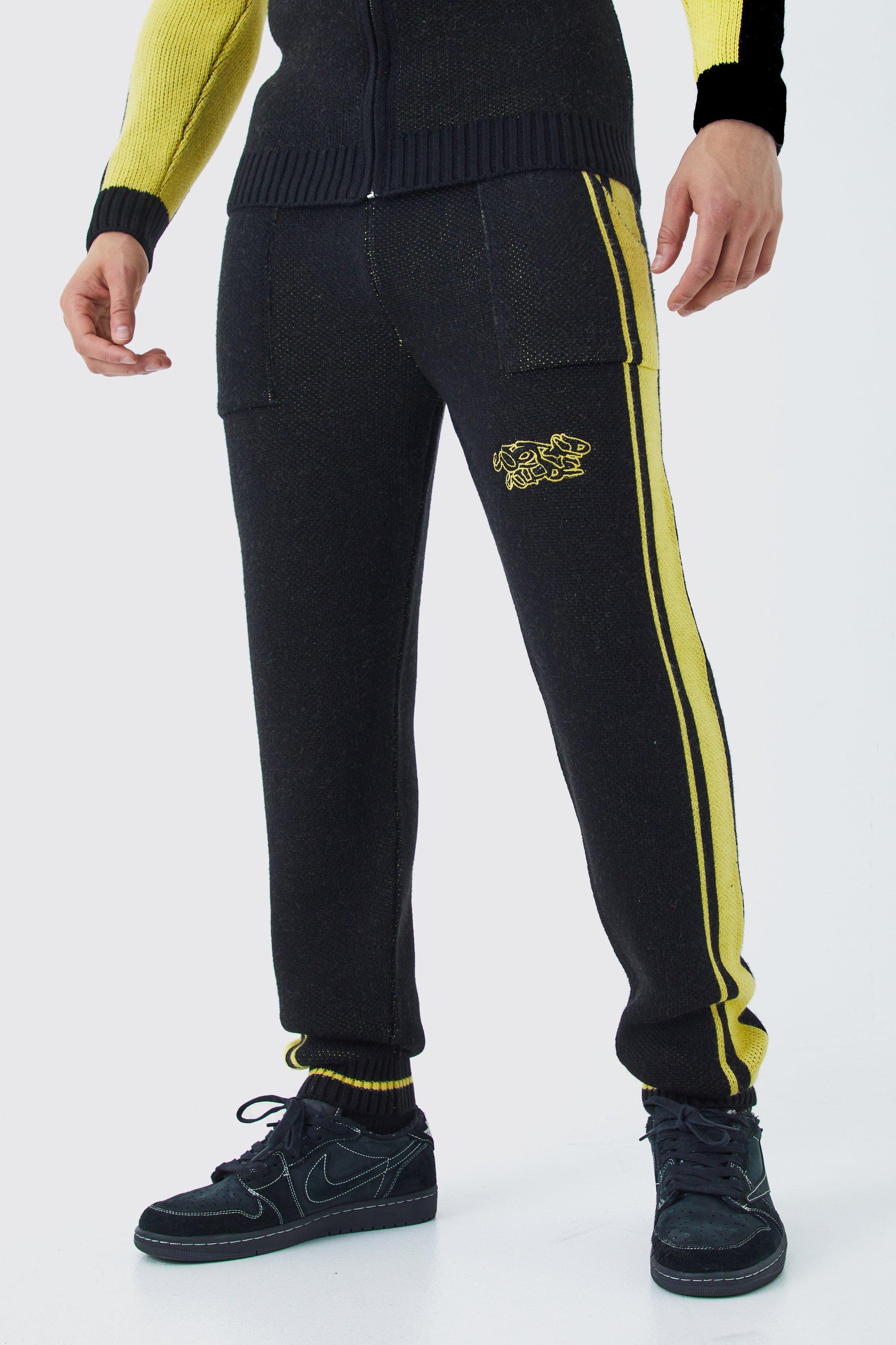 Knitted discount cuffed joggers