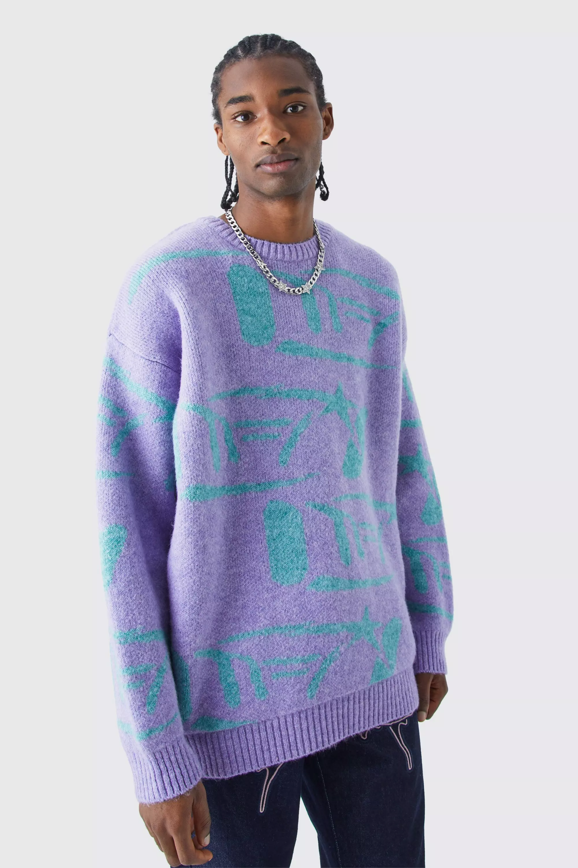 Oversized knit clearance sweater mens