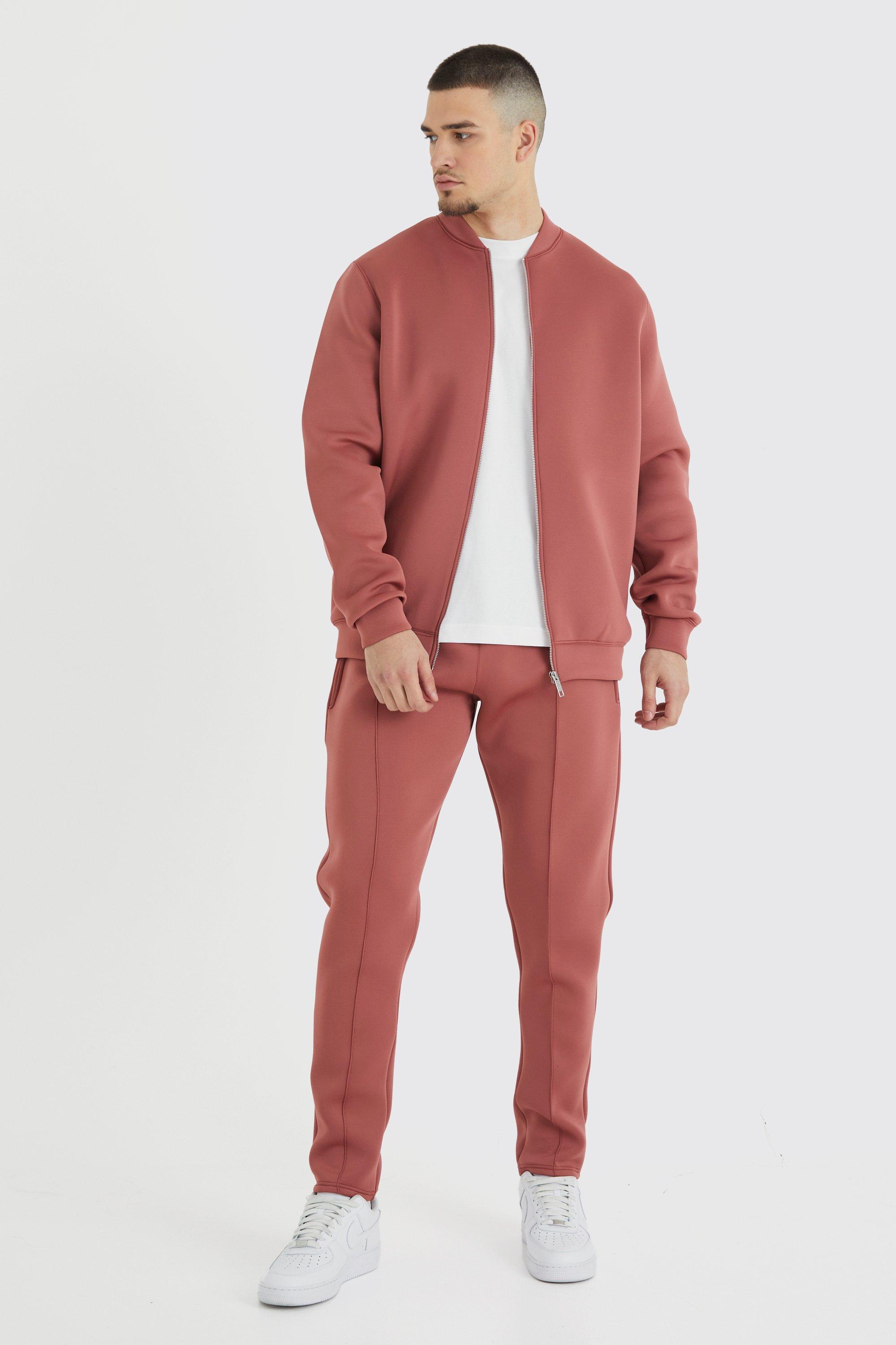 Slim Tapered Bonded Scuba Sweatpants