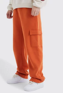 Tall Relaxed Fit Cargo Jogger Orange