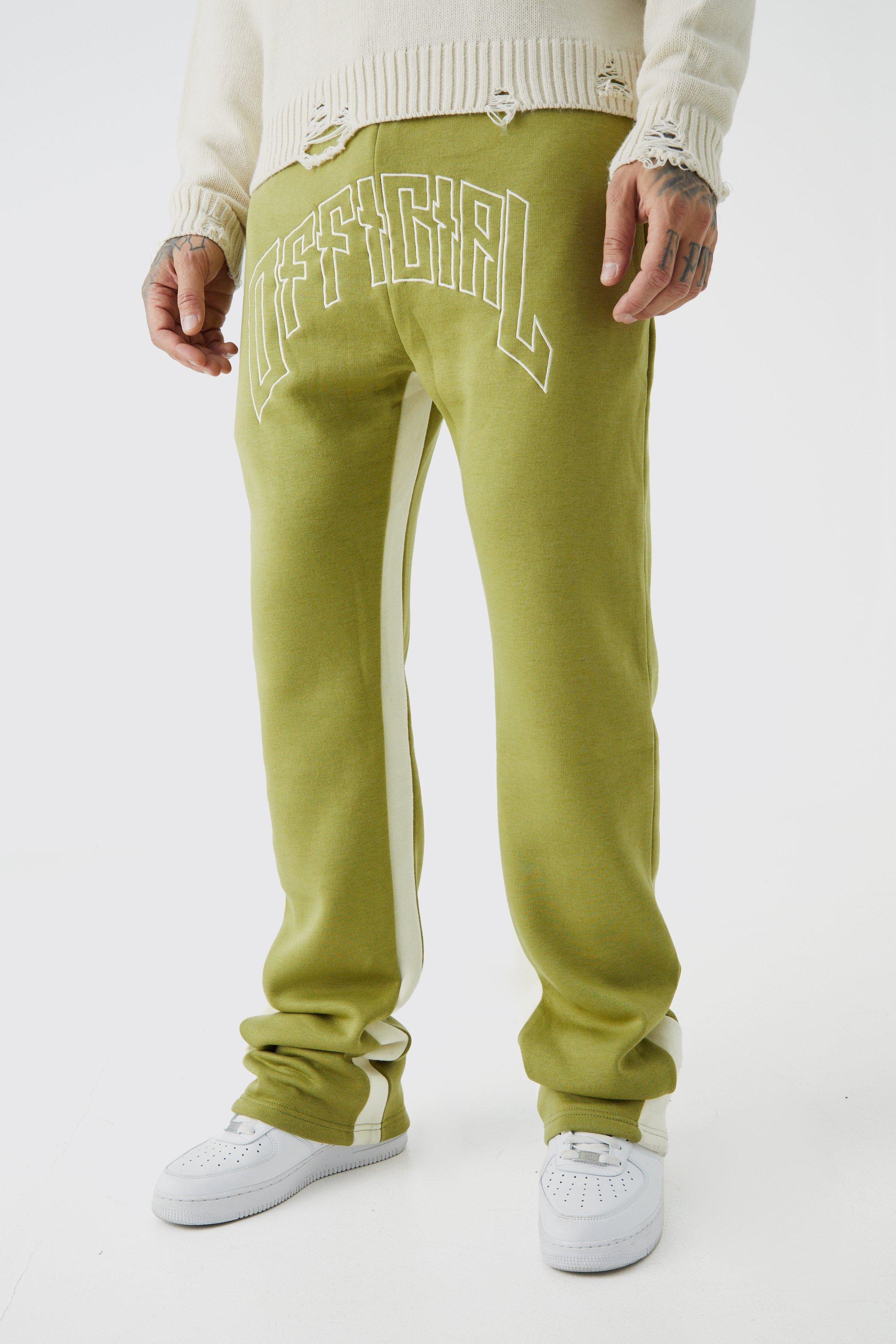 Velour Stacked Joggers