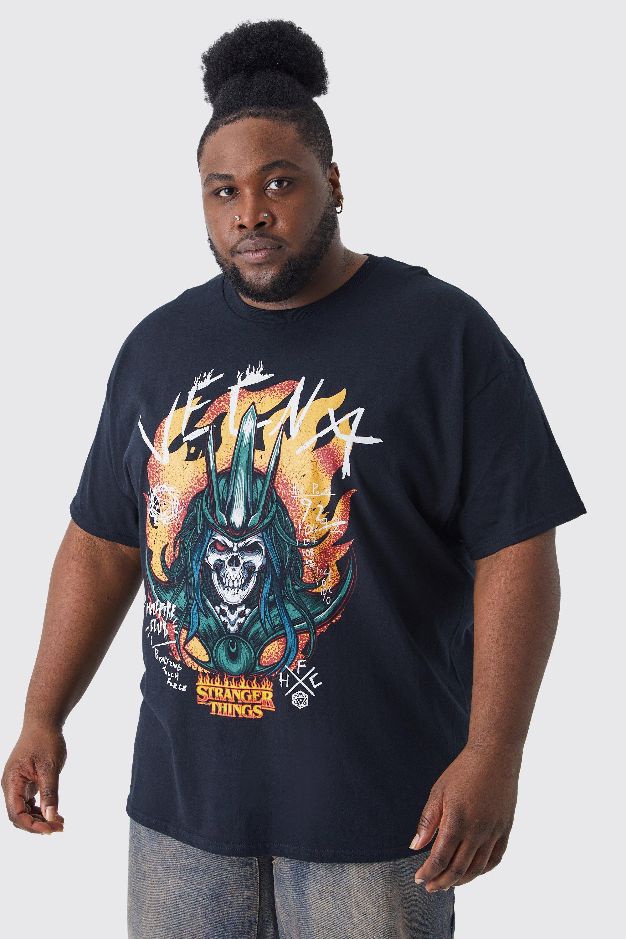 stranger things t shirt mens