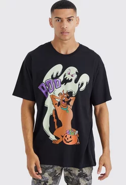 Oversized Scooby Doo License T-shirt Black