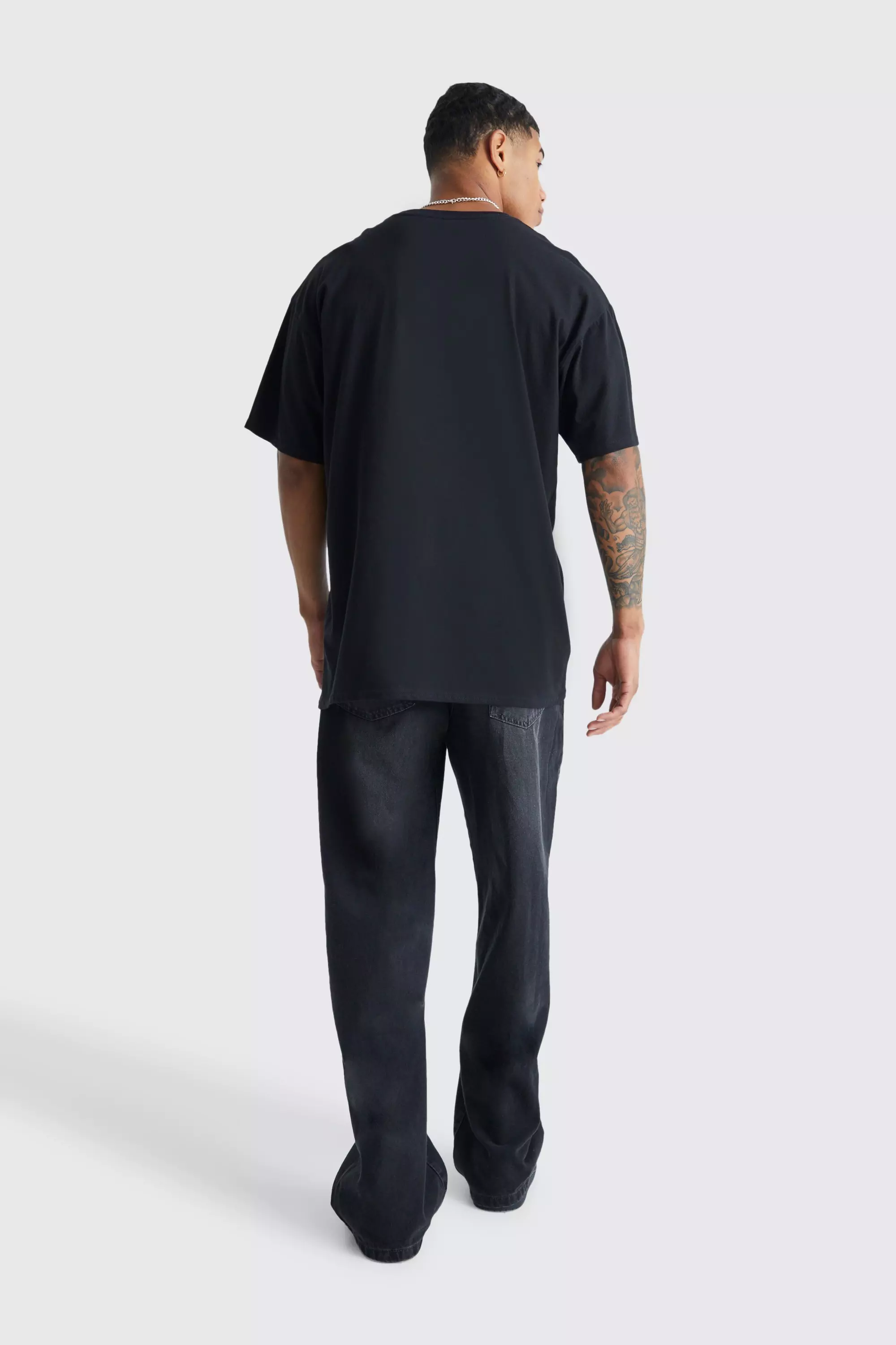 Oversized The Exorcist License T-shirt | boohooMAN UK
