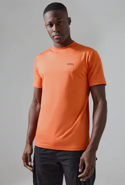 Active Logo Performance T-shirt Orange