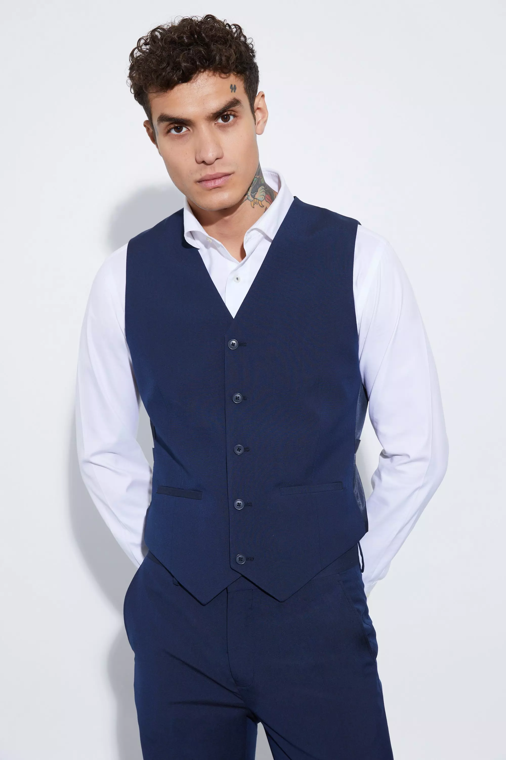 Slim Vest Navy