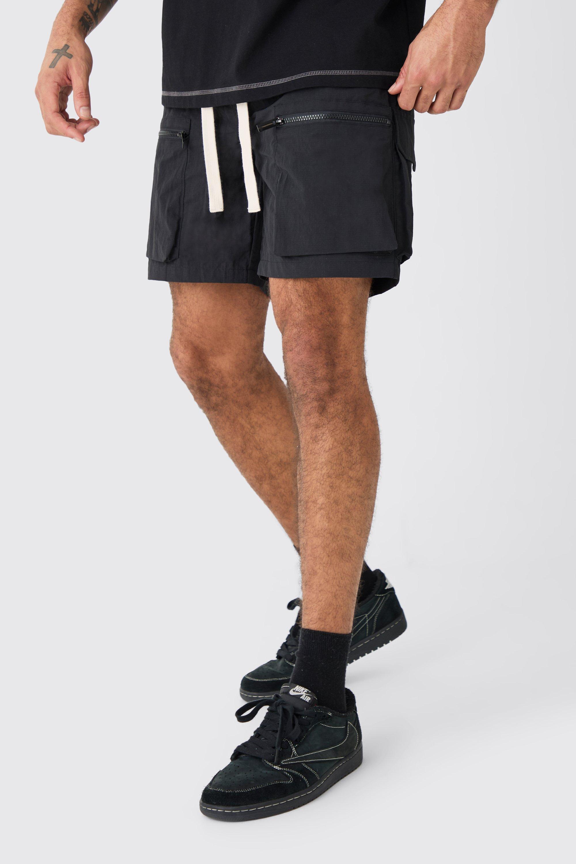 Mens Cargo Shorts | Mens Utility Shorts | boohooMAN UK