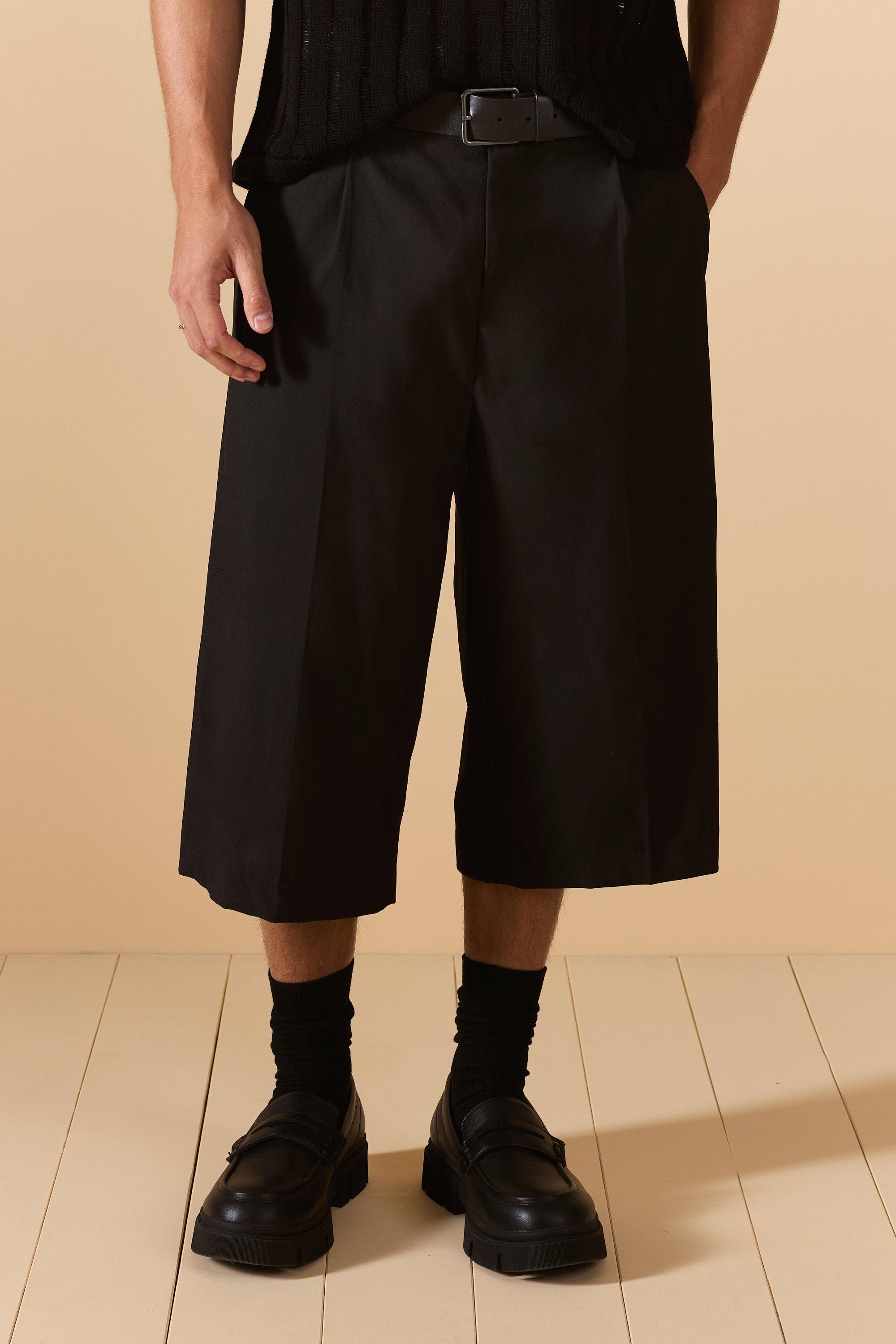 Boohooman clearance cropped trousers