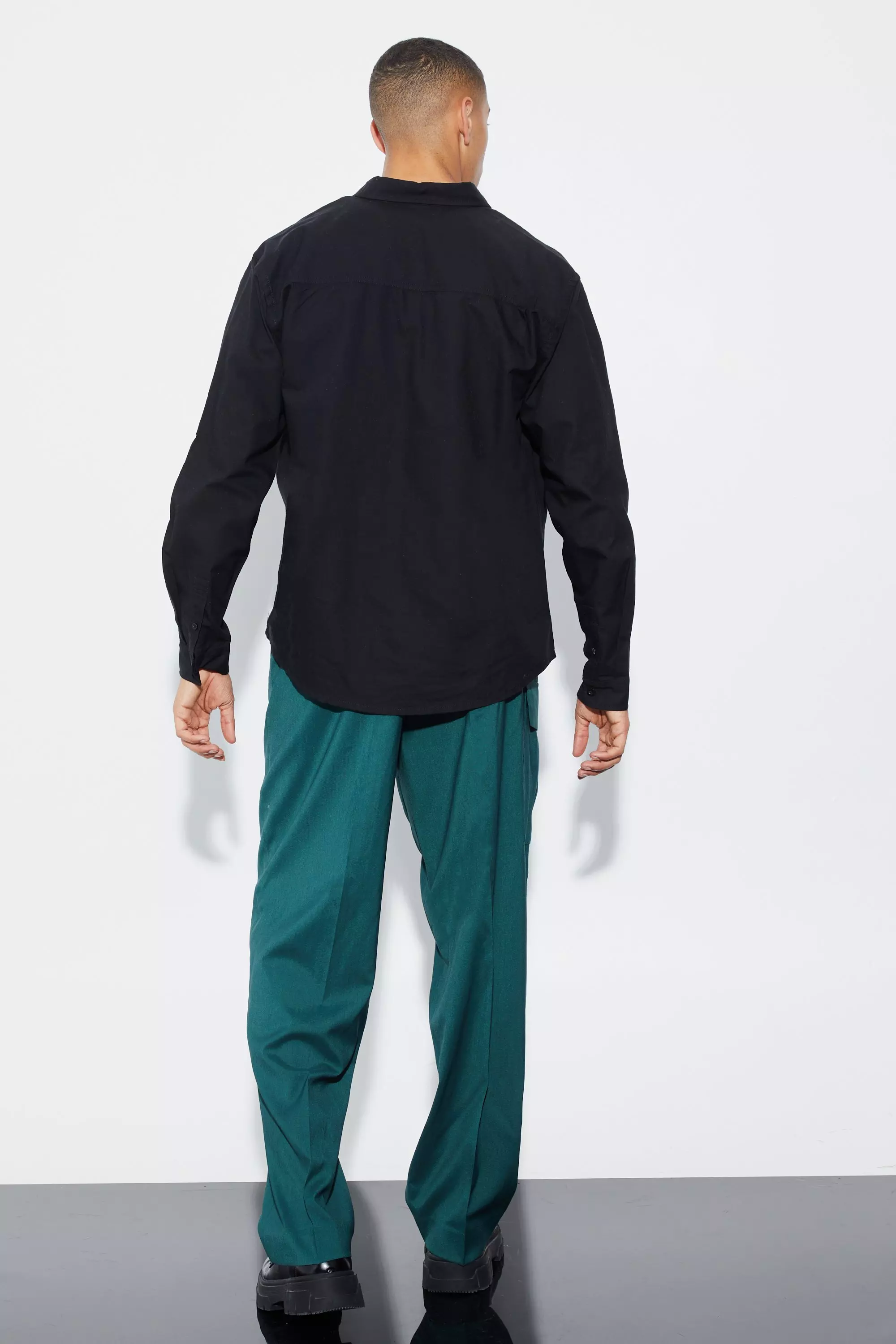 Forest Getailleerde Baggy 3D Cargo Broek alternatieve afbeelding
