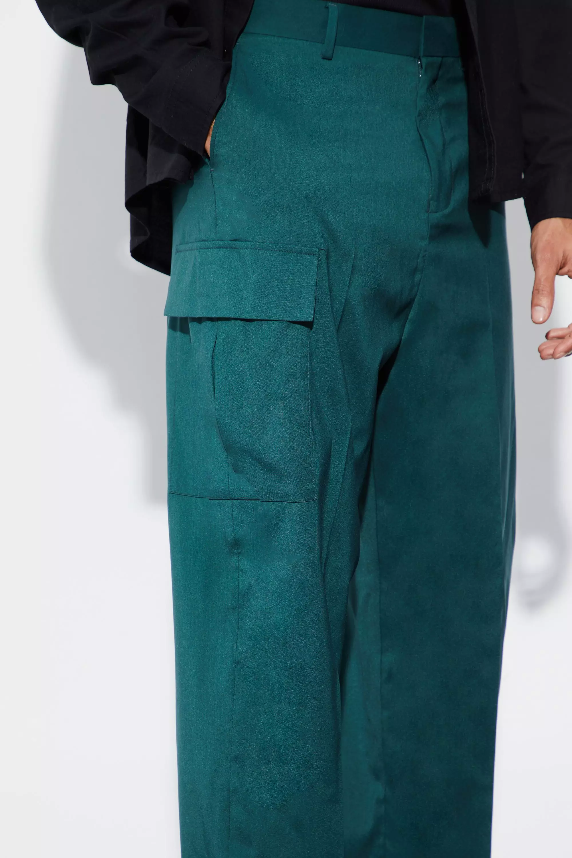 Forest Getailleerde Baggy 3D Cargo Broek alternatieve afbeelding