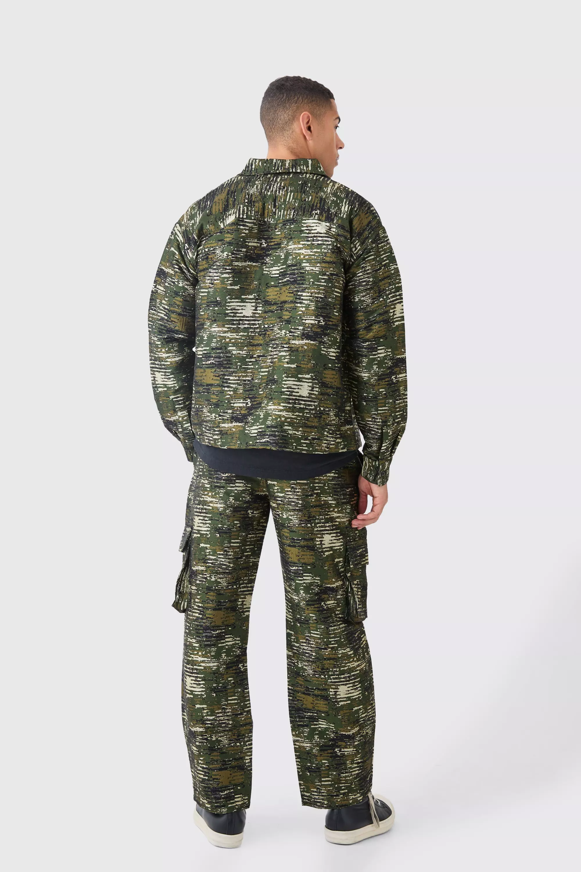 Surchemise texturée à imprimé camouflage, Camo autre image