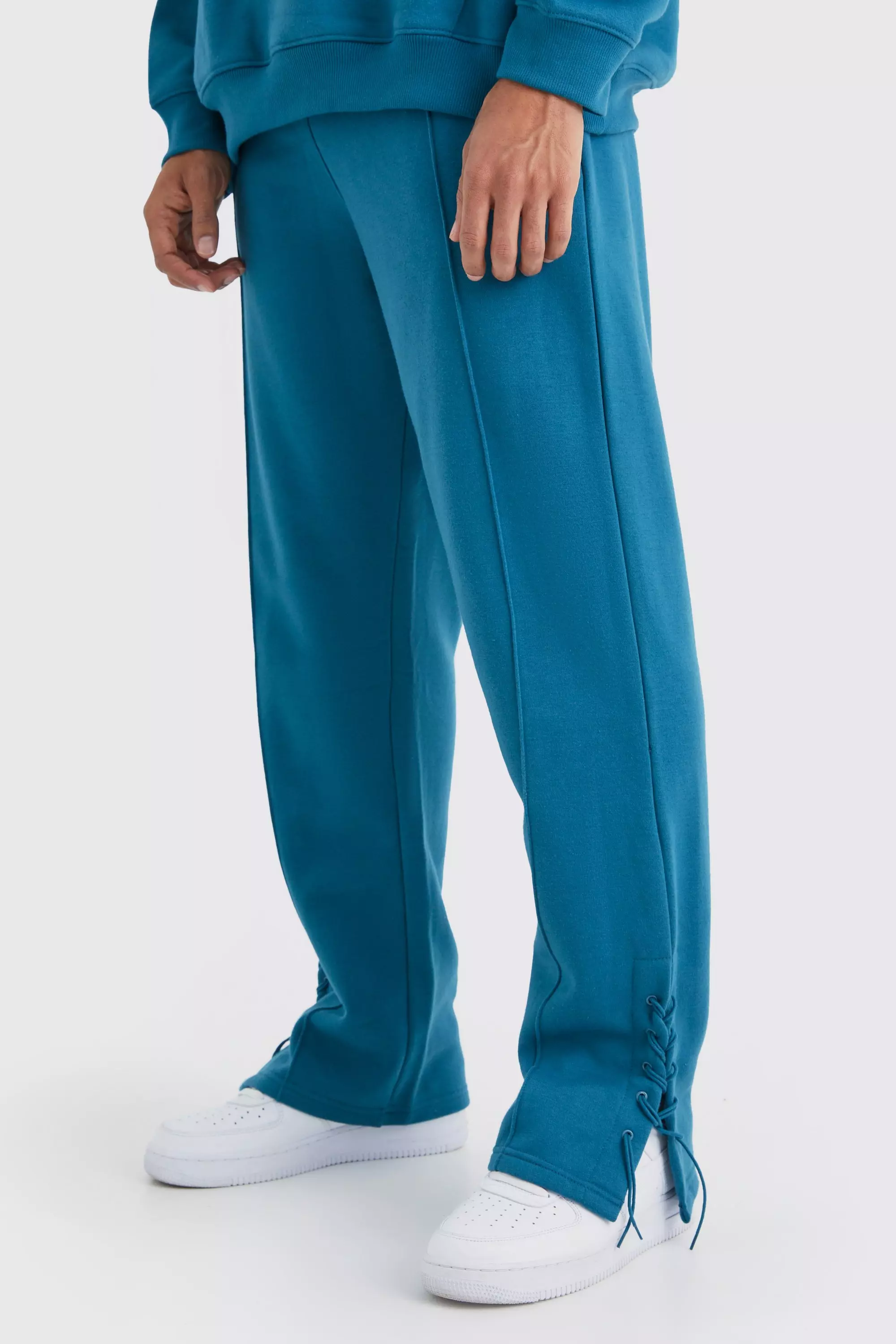 Official Relaxed Drawcord Detail Jogger Teal
