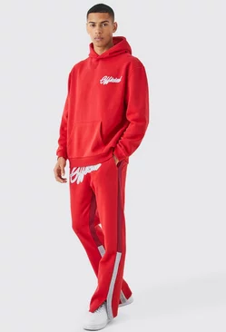 Red Official Oversized Gusset Tracksuit