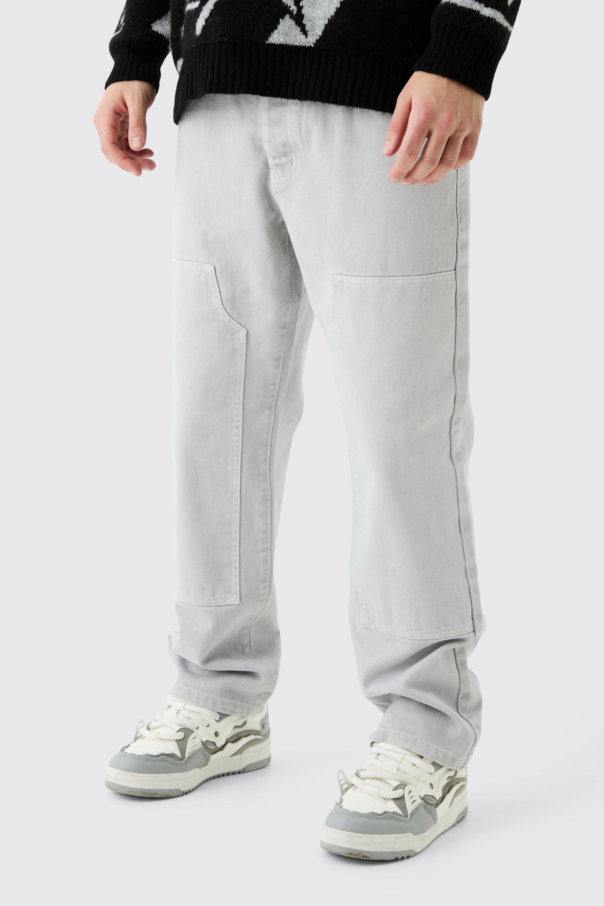 Relaxed Fit Carpenter Jeans With Drop Crotch