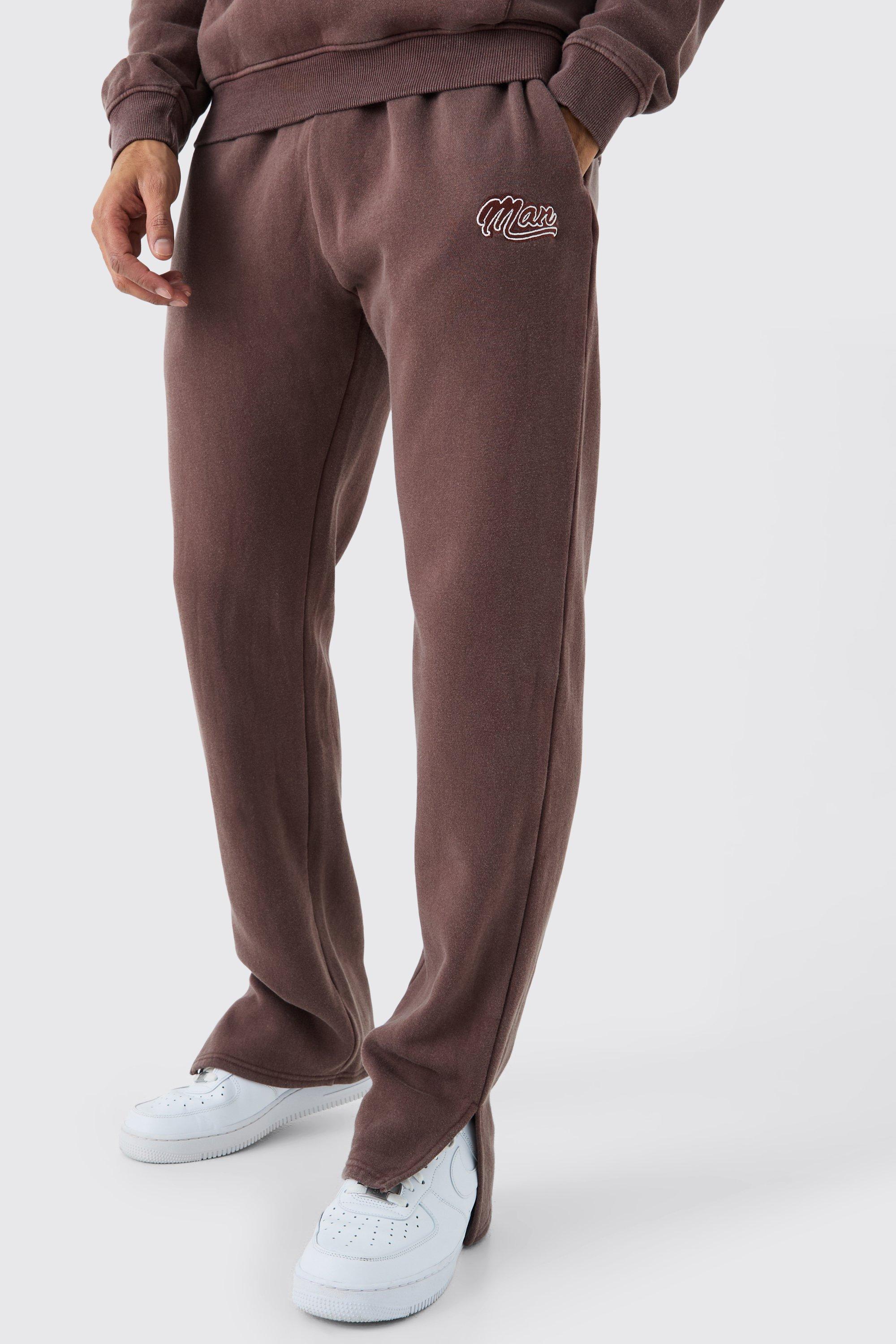 Men's Brown Sweatpants - Roots