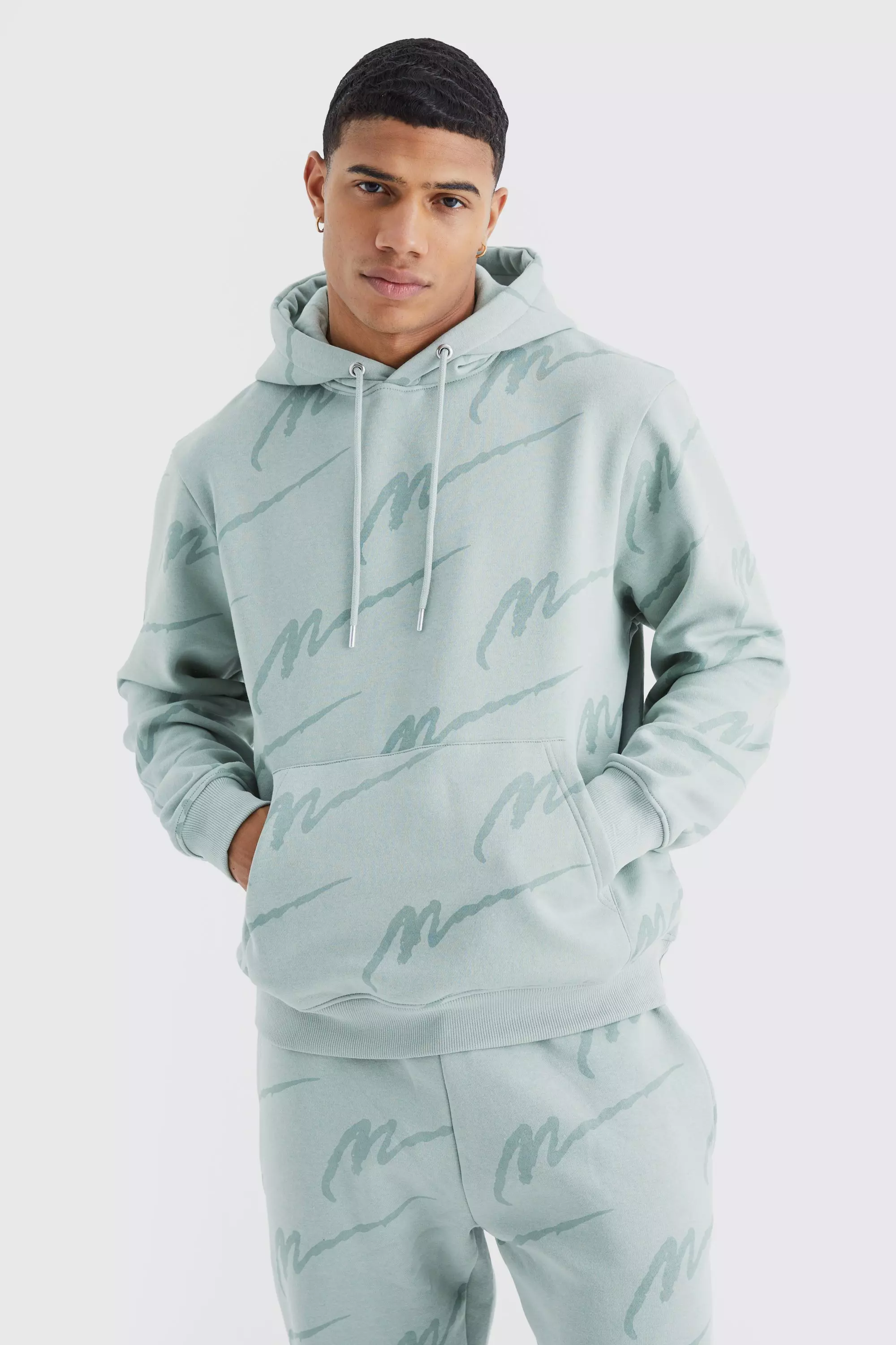 Men's all over print tracksuit on sale