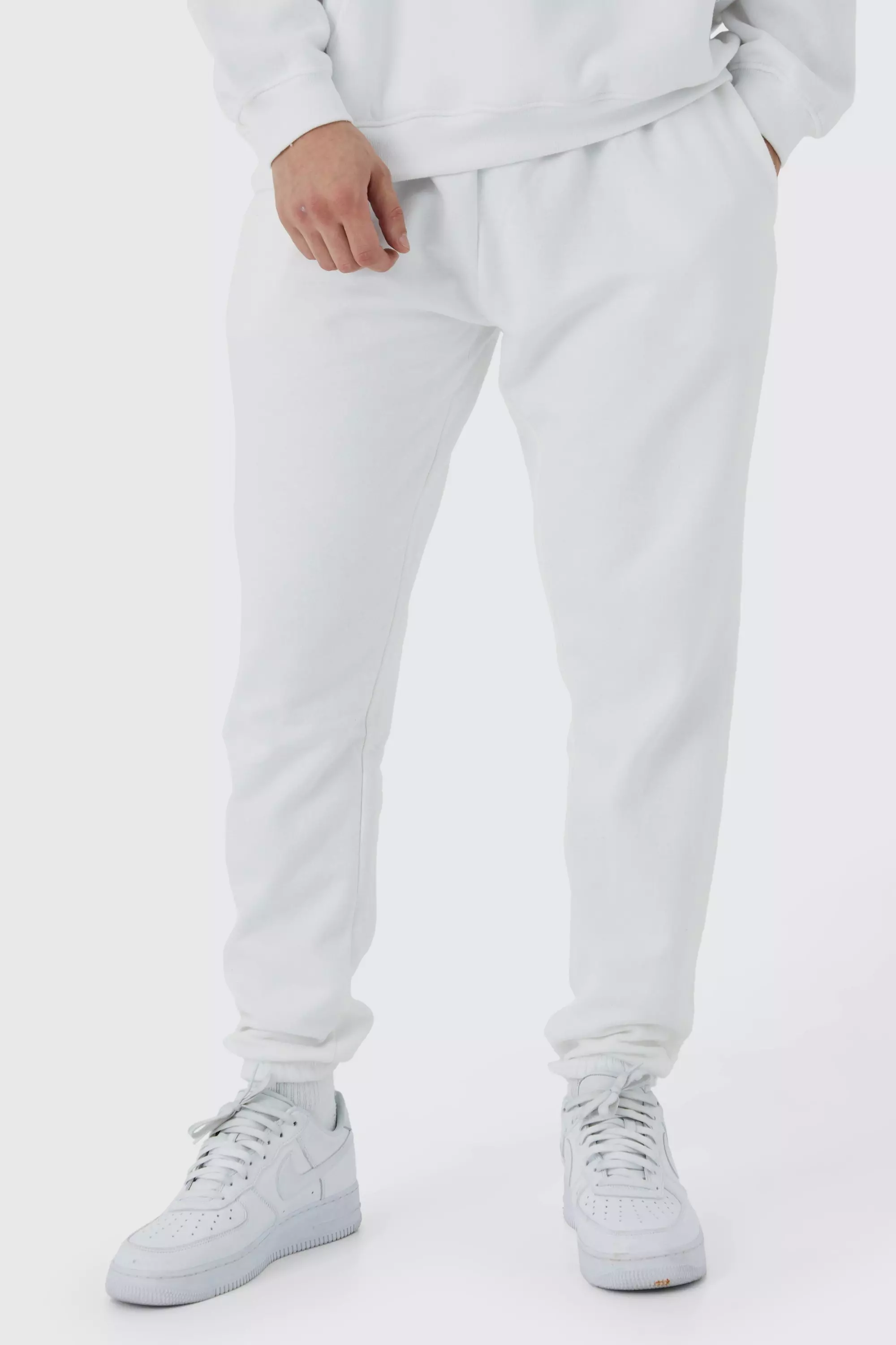 Tall Core Fit Basic Sweatpants White