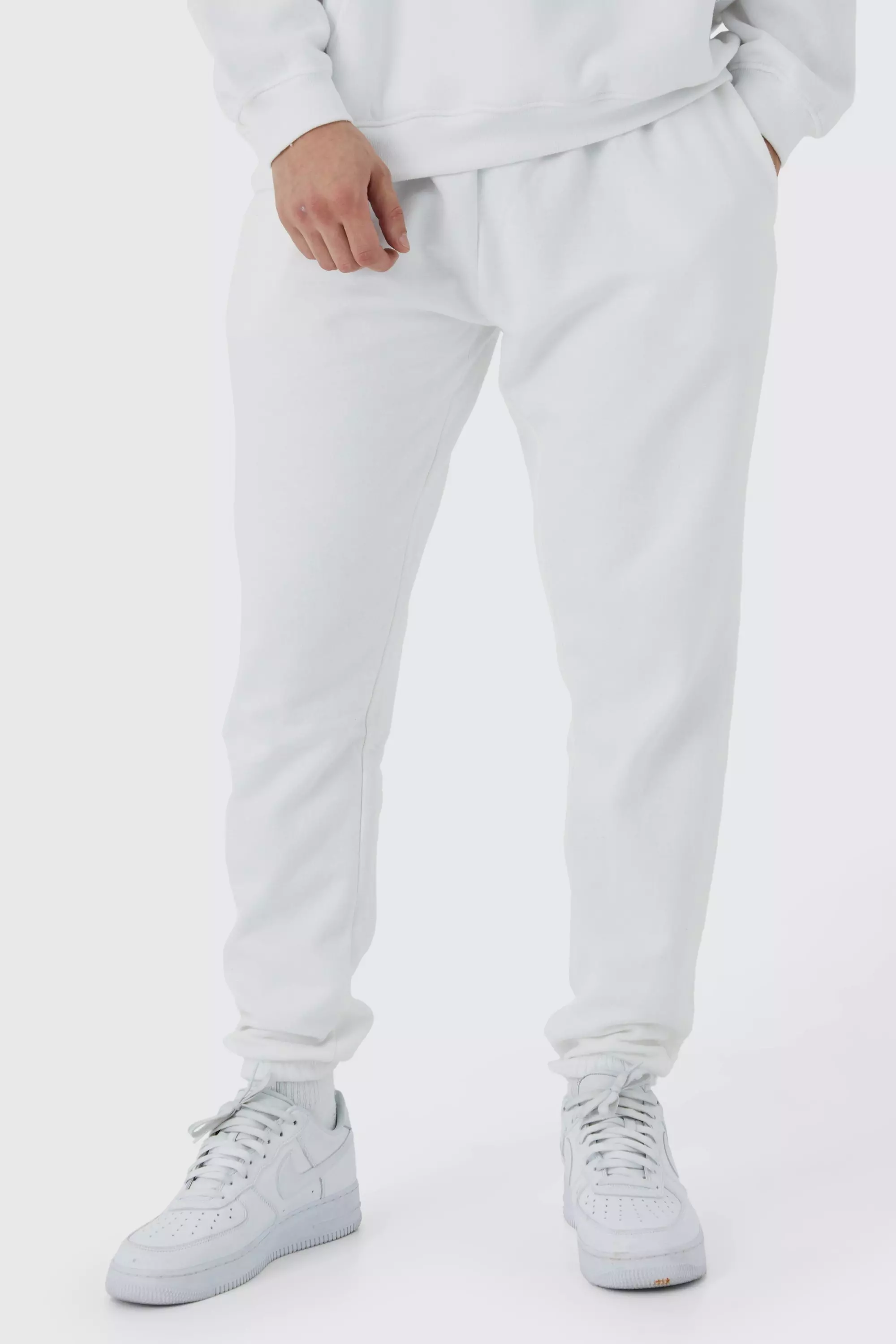 White Tall Core Fit Basic Sweatpants