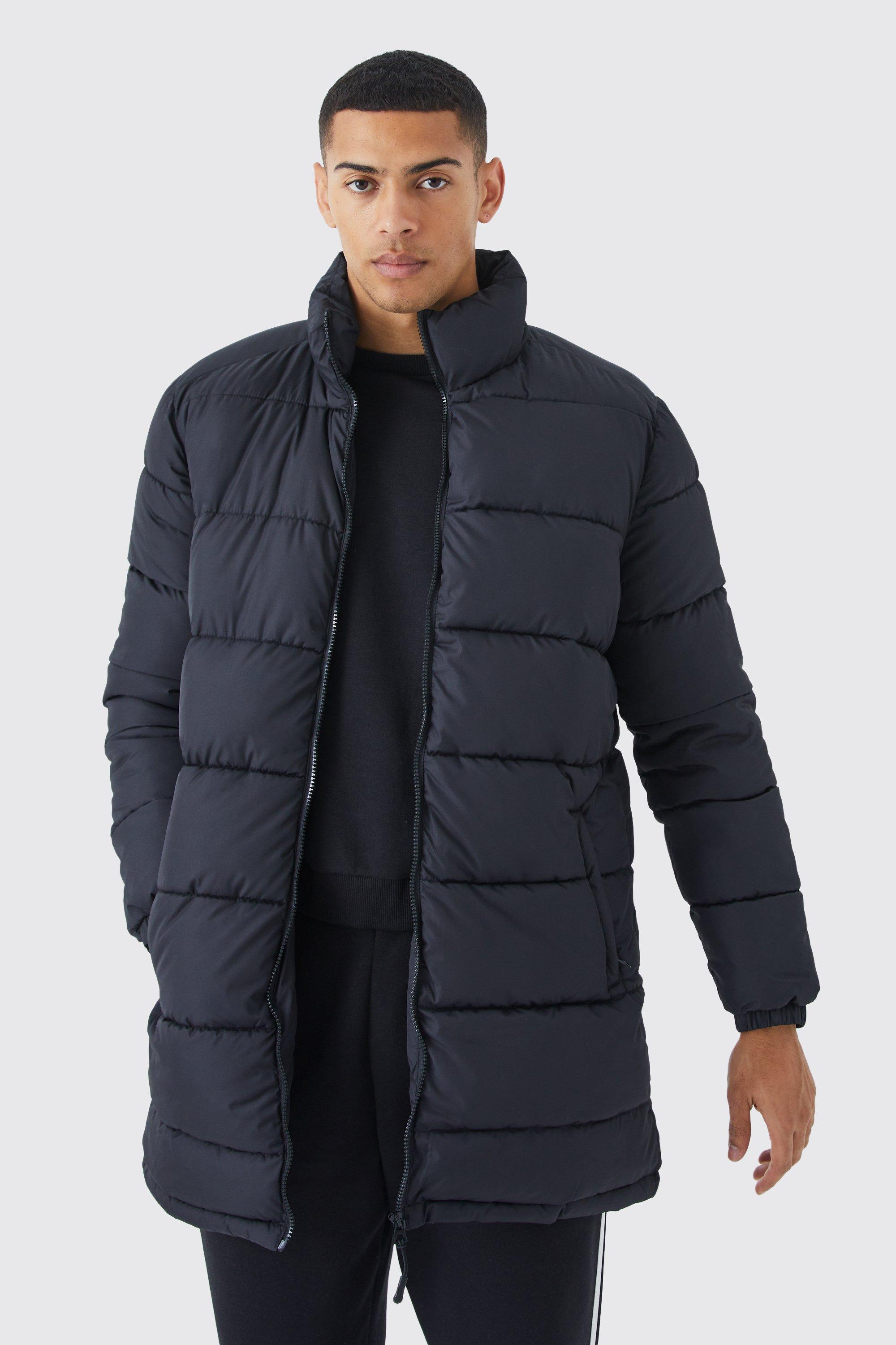 boohooMAN Men's Baroque Tapestry Puffer