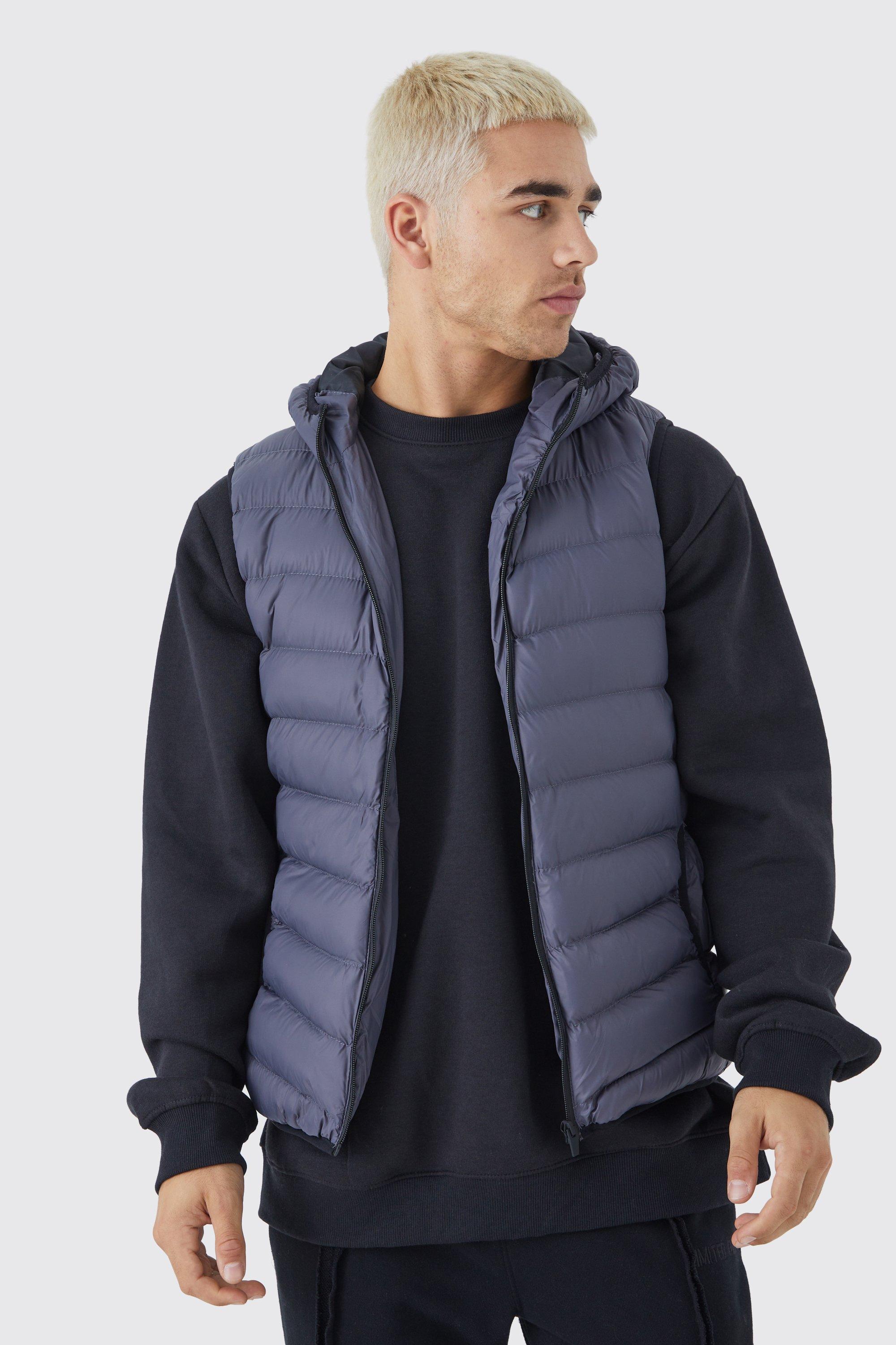 boohooMAN Men's Baroque Tapestry Puffer