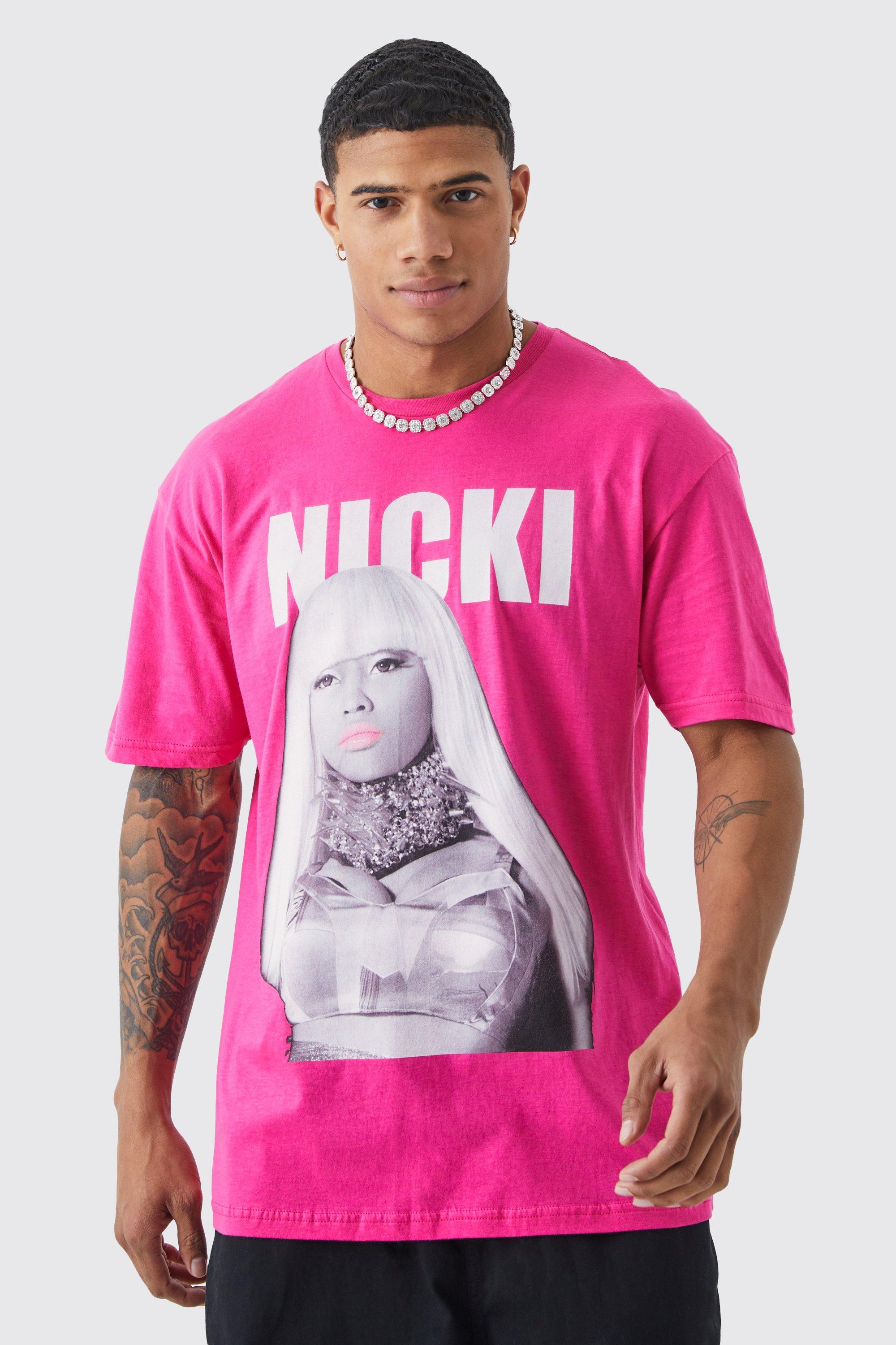 Oversized Nicki Minaj Overdye License T-shirt