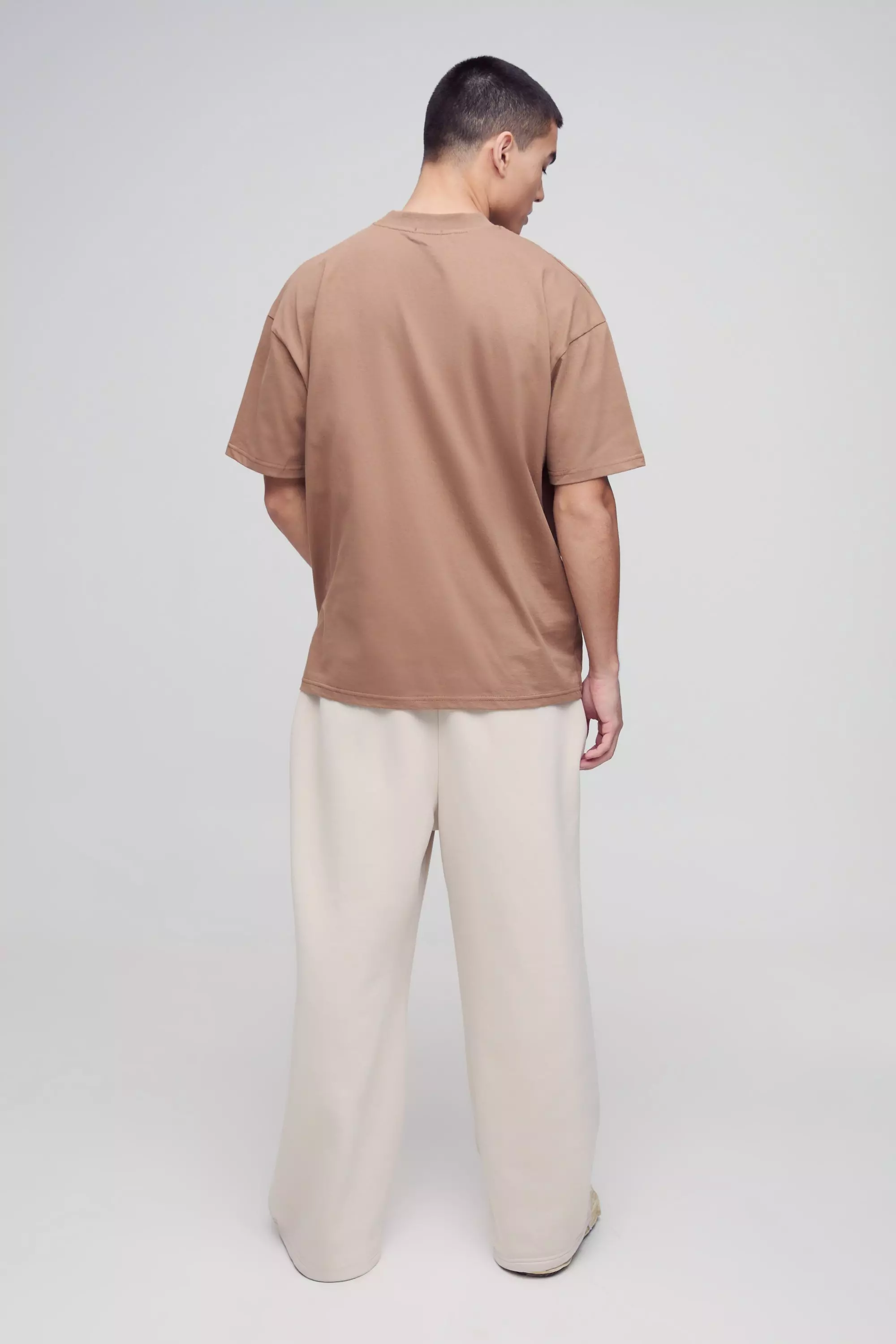 T-Shirt Pesante Oversize Limited, Mocha immagine alternativa