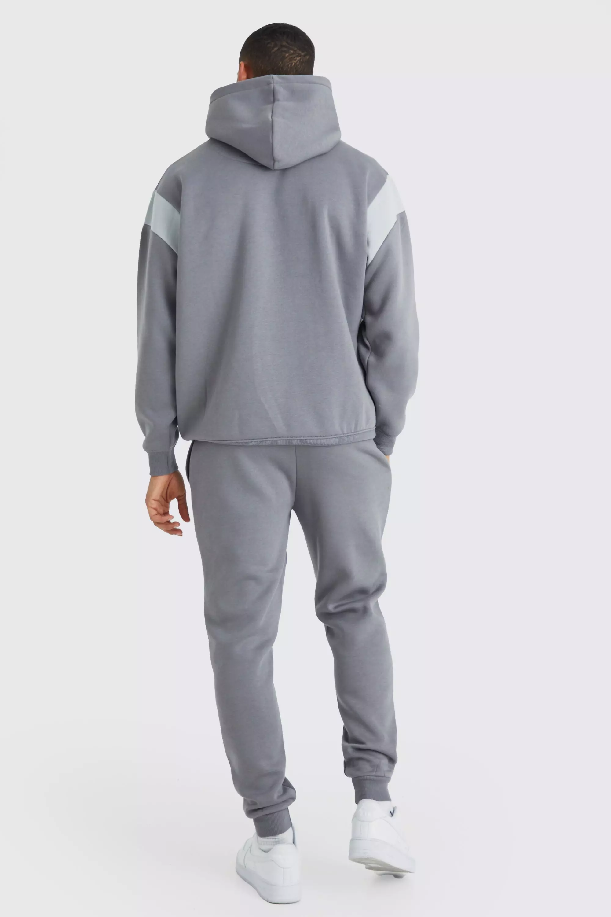 Survêtement oversize color block - MAN, Grey autre image
