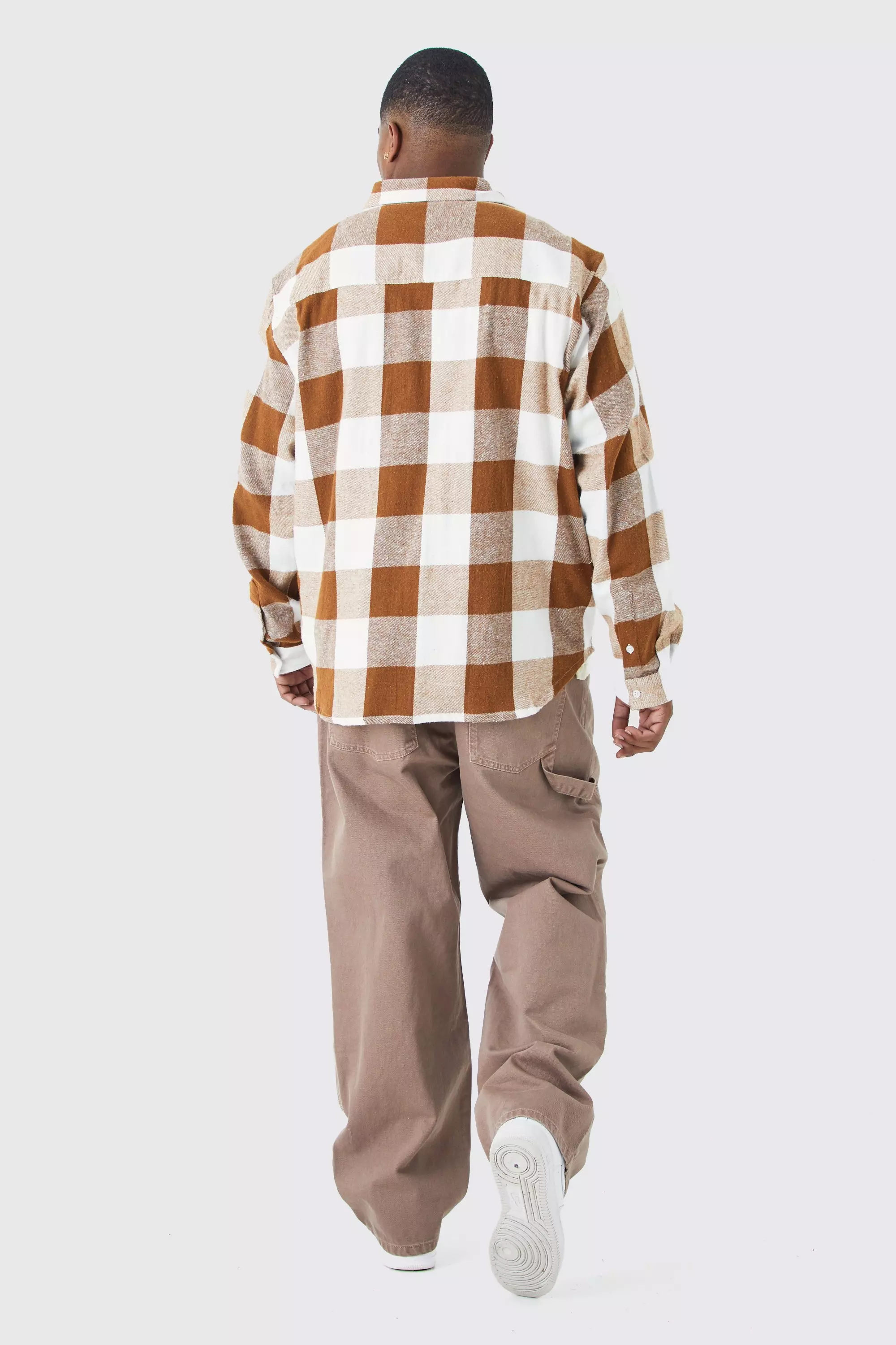 Grande taille - Jean charpentier large surteint, Brown autre image