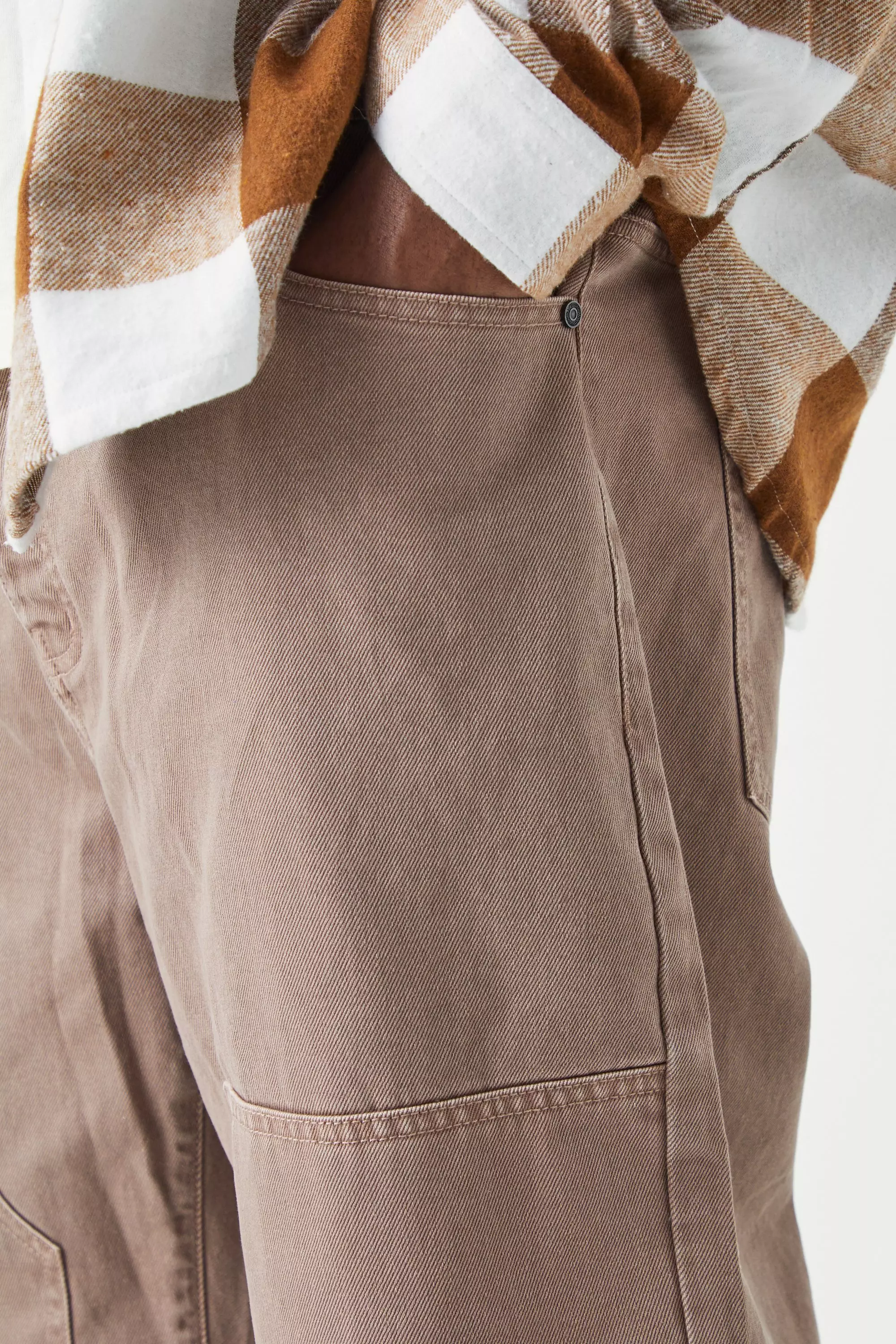 Grande taille - Jean charpentier large surteint, Brown autre image
