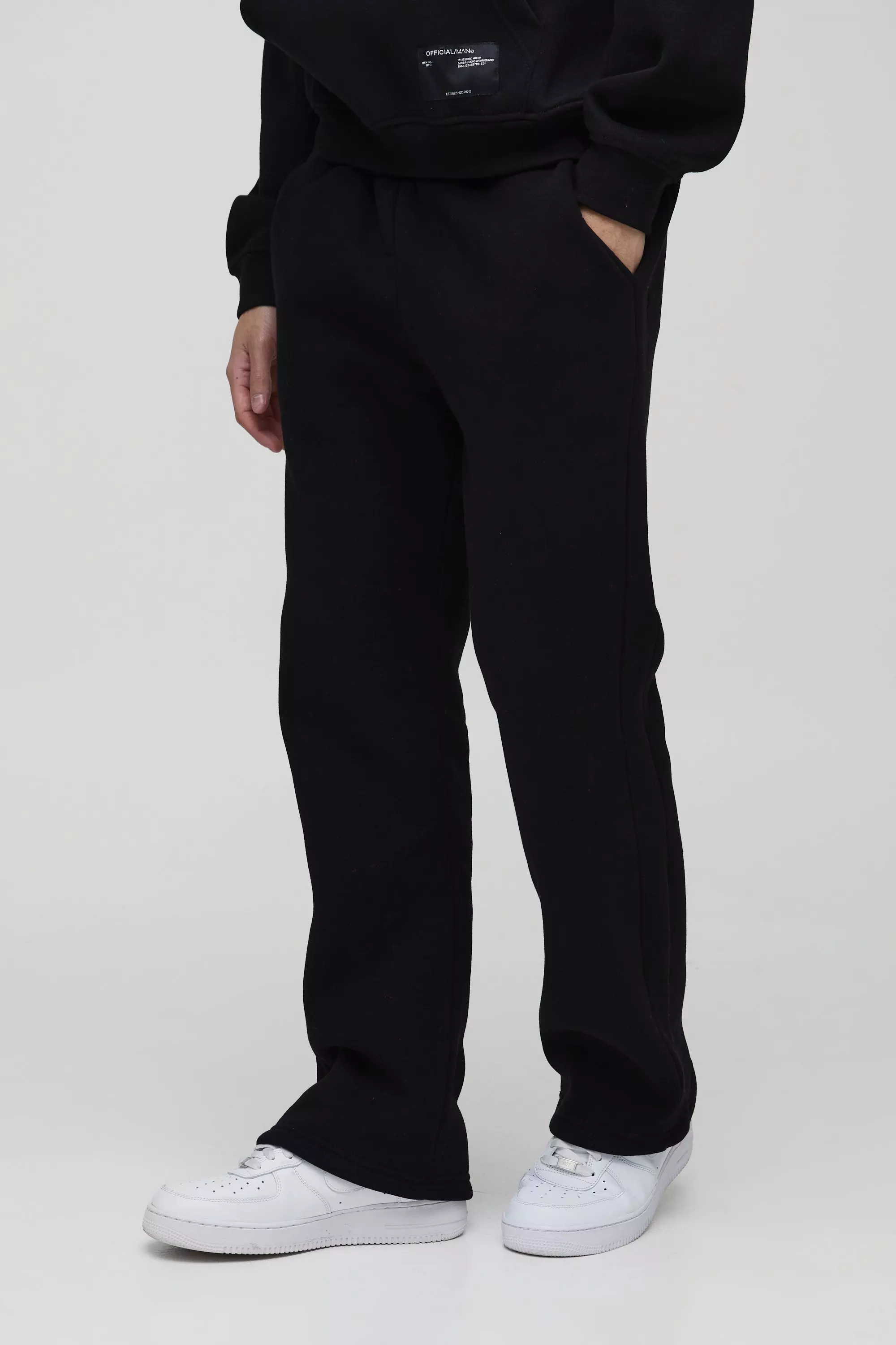 Relaxed Gusset Jogger Black