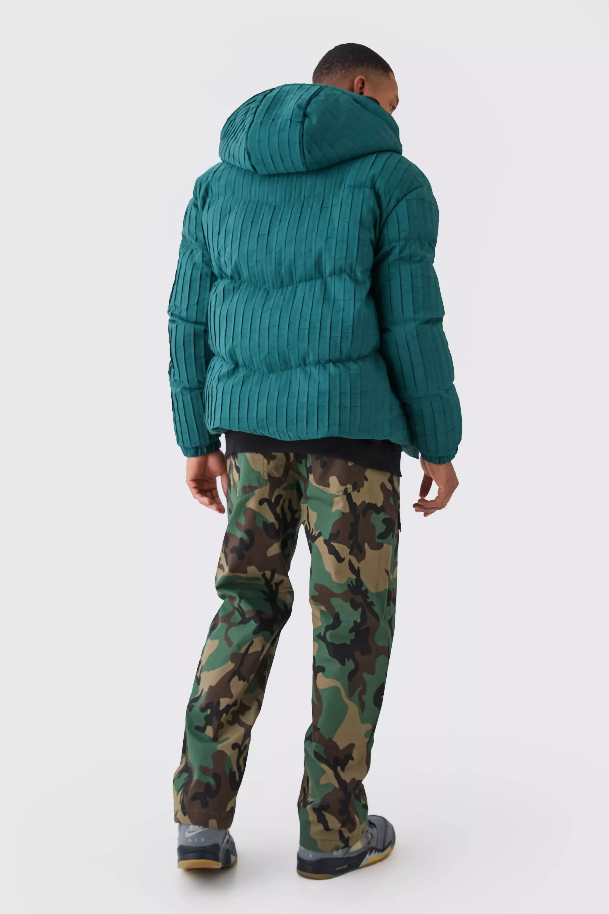 Lockere Camouflage Cargo-Hose, Khaki alternatives Bild