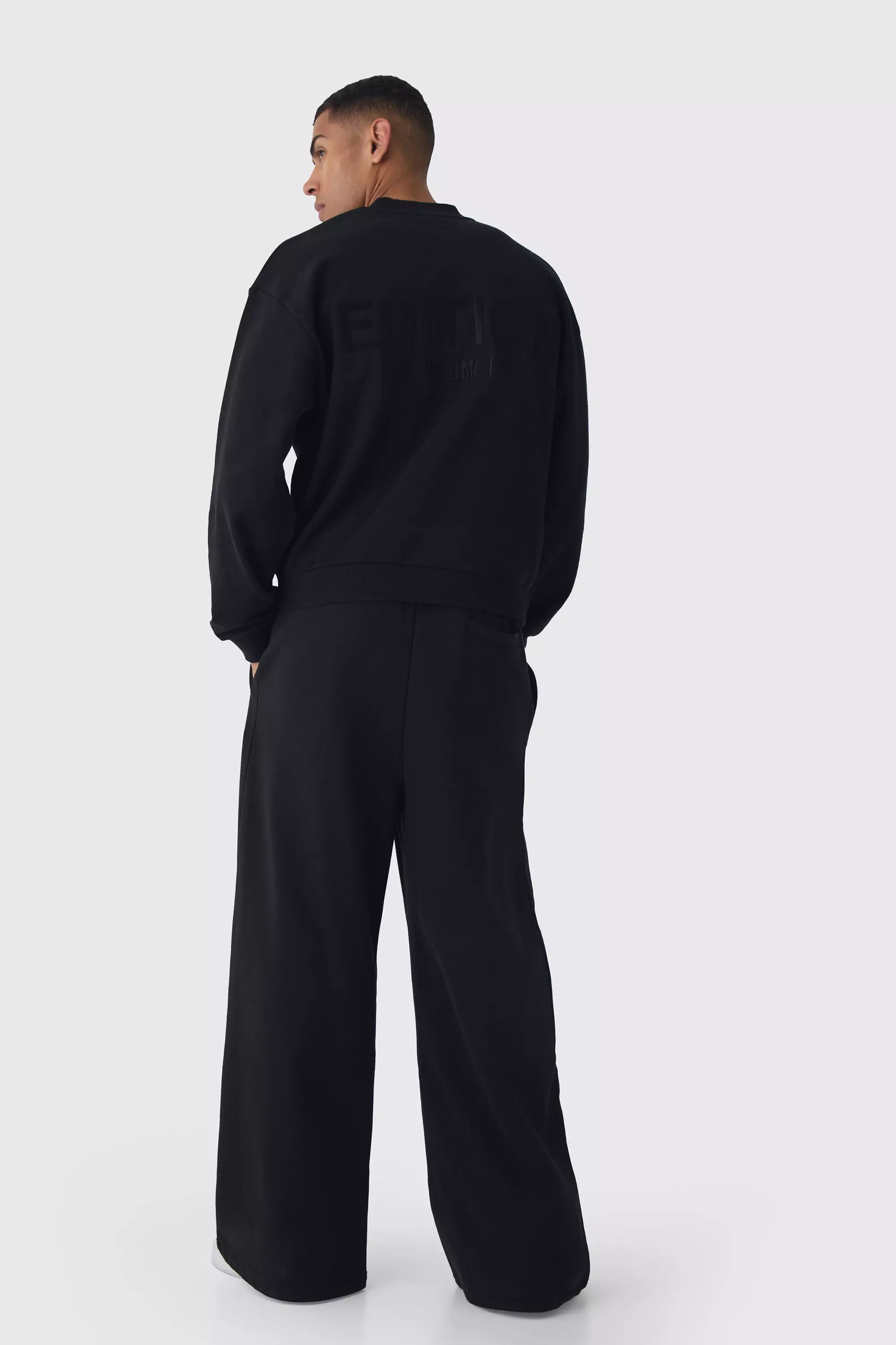 Jogginghose mit extrem weitem Bein, Black alternatives Bild