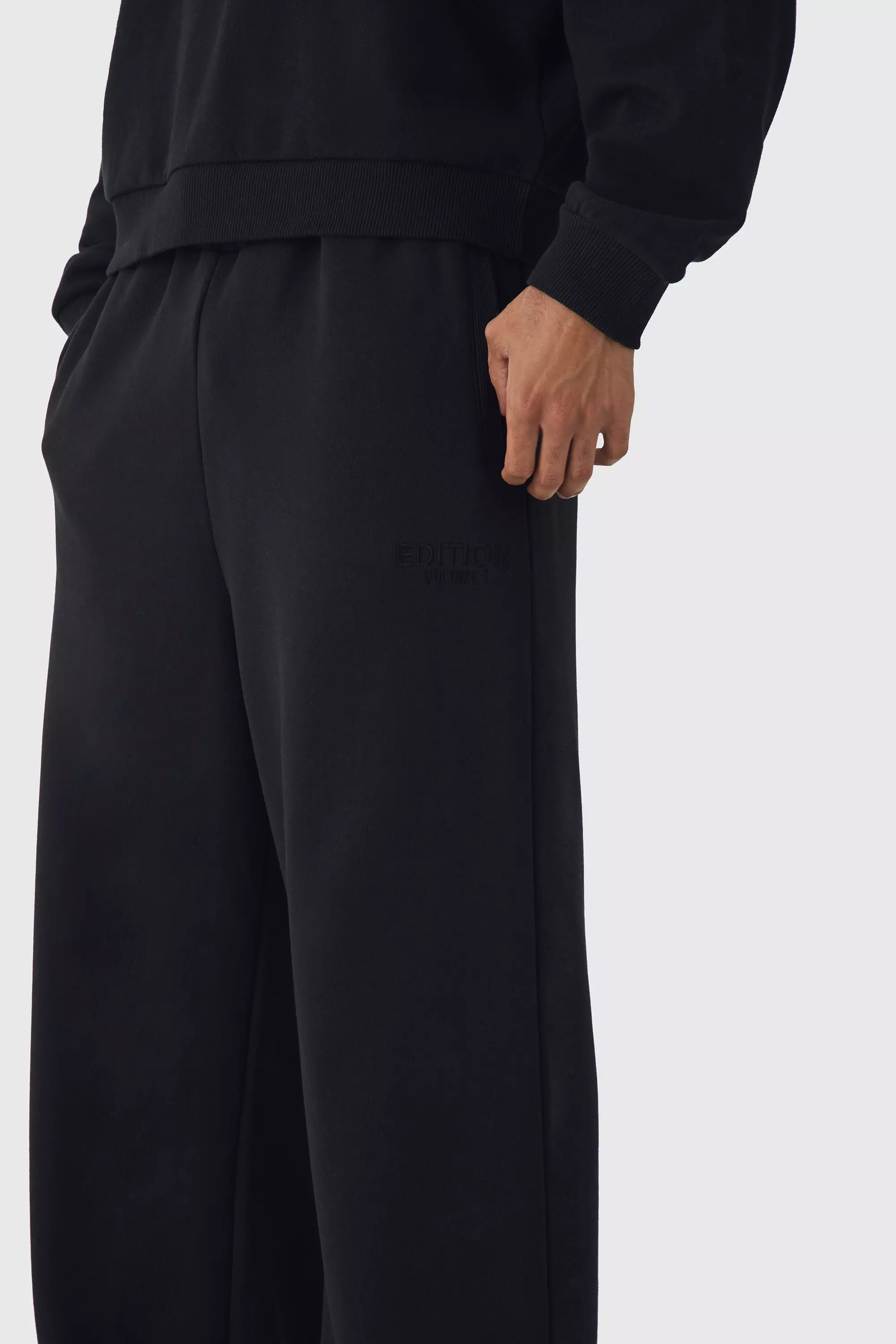 Jogginghose mit extrem weitem Bein, Black alternatives Bild